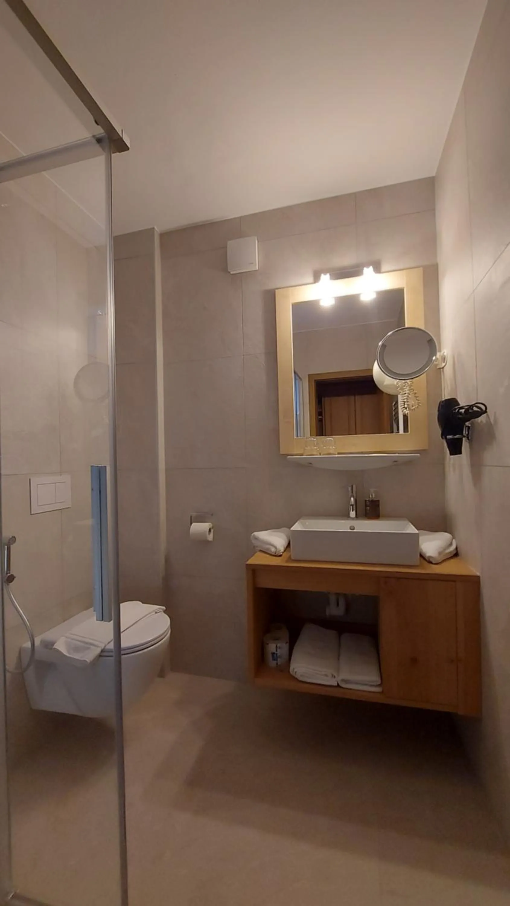 Bathroom in Hotel Schwarzbachhof