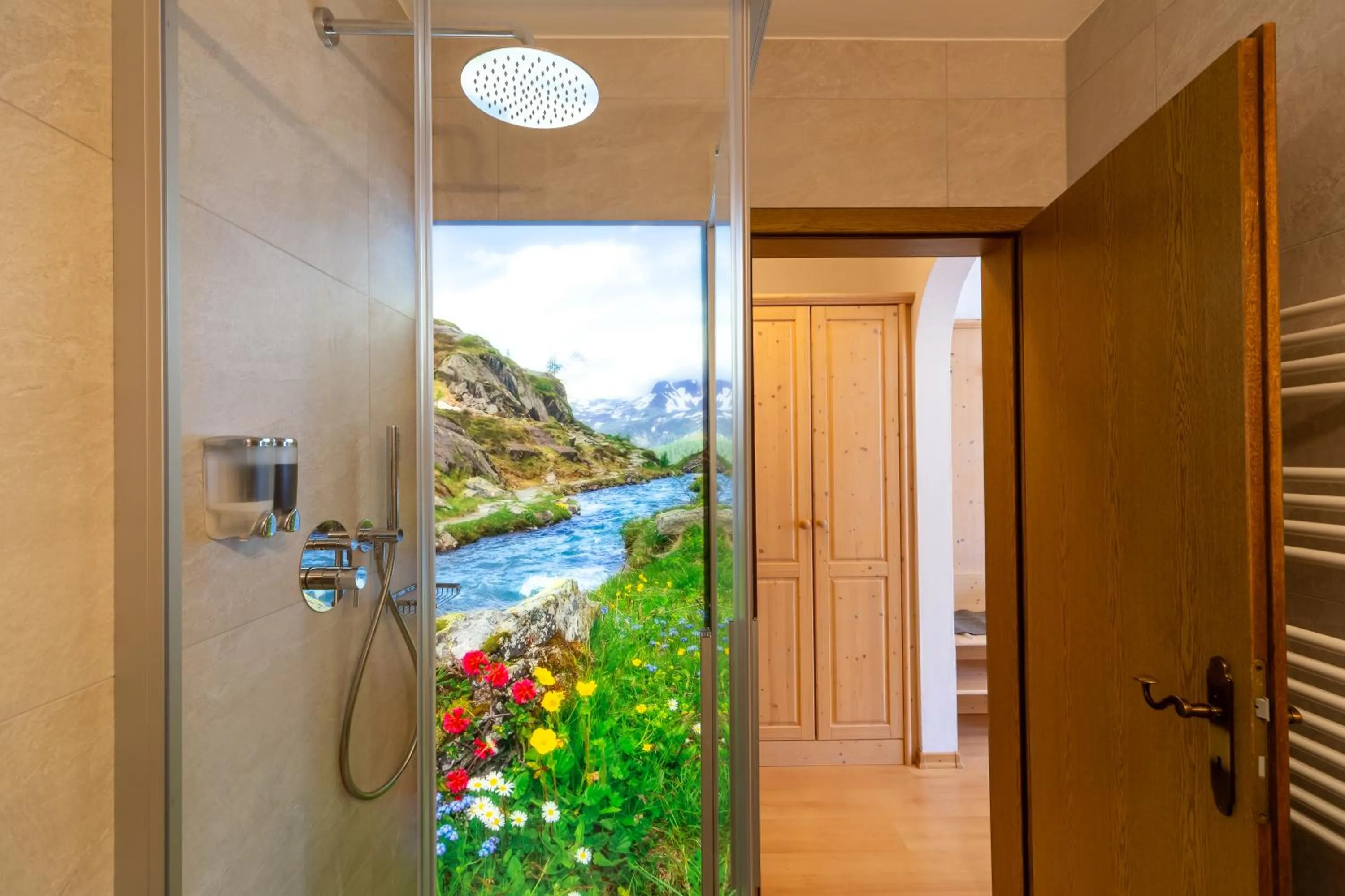 Bathroom in Hotel Schwarzbachhof