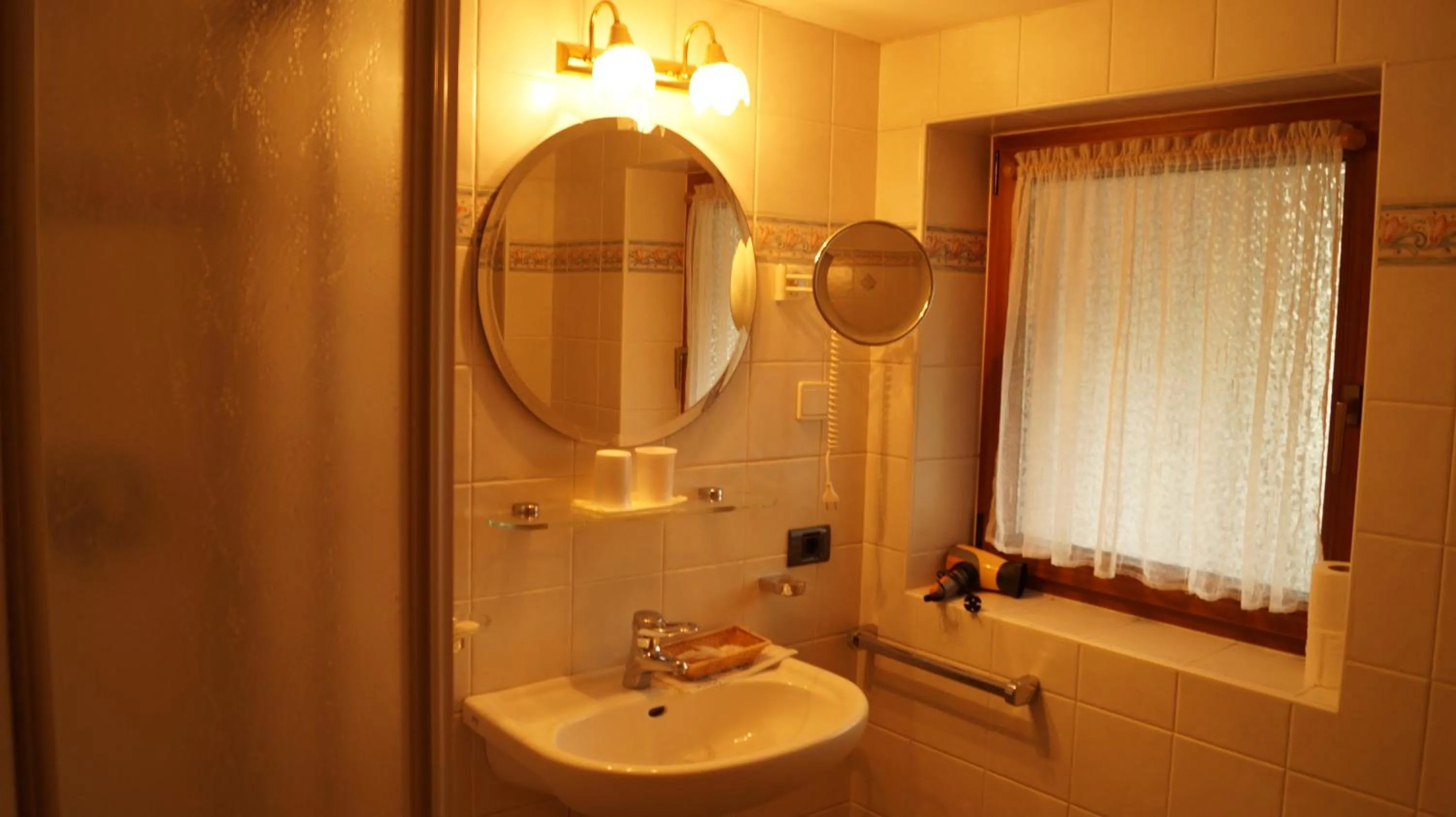 Bathroom in Hotel Schwarzbachhof
