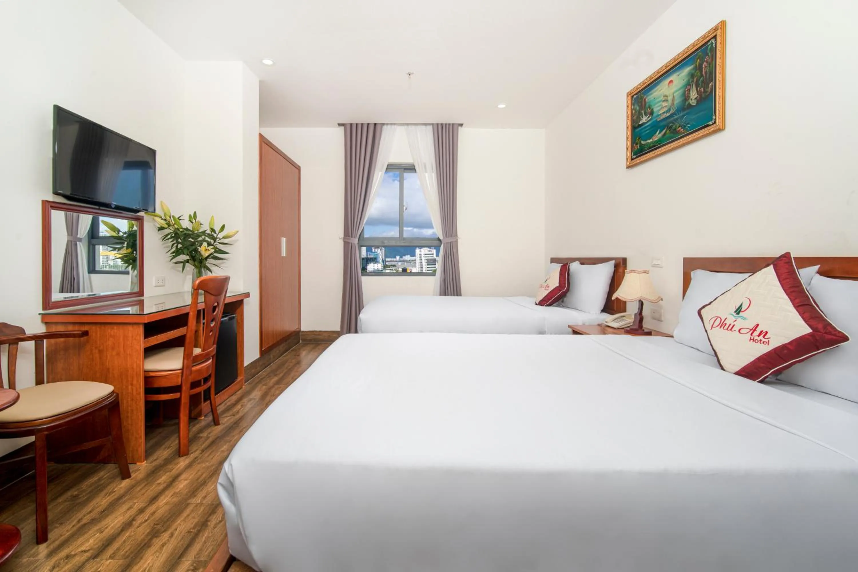 Bed in Phú An Hotel