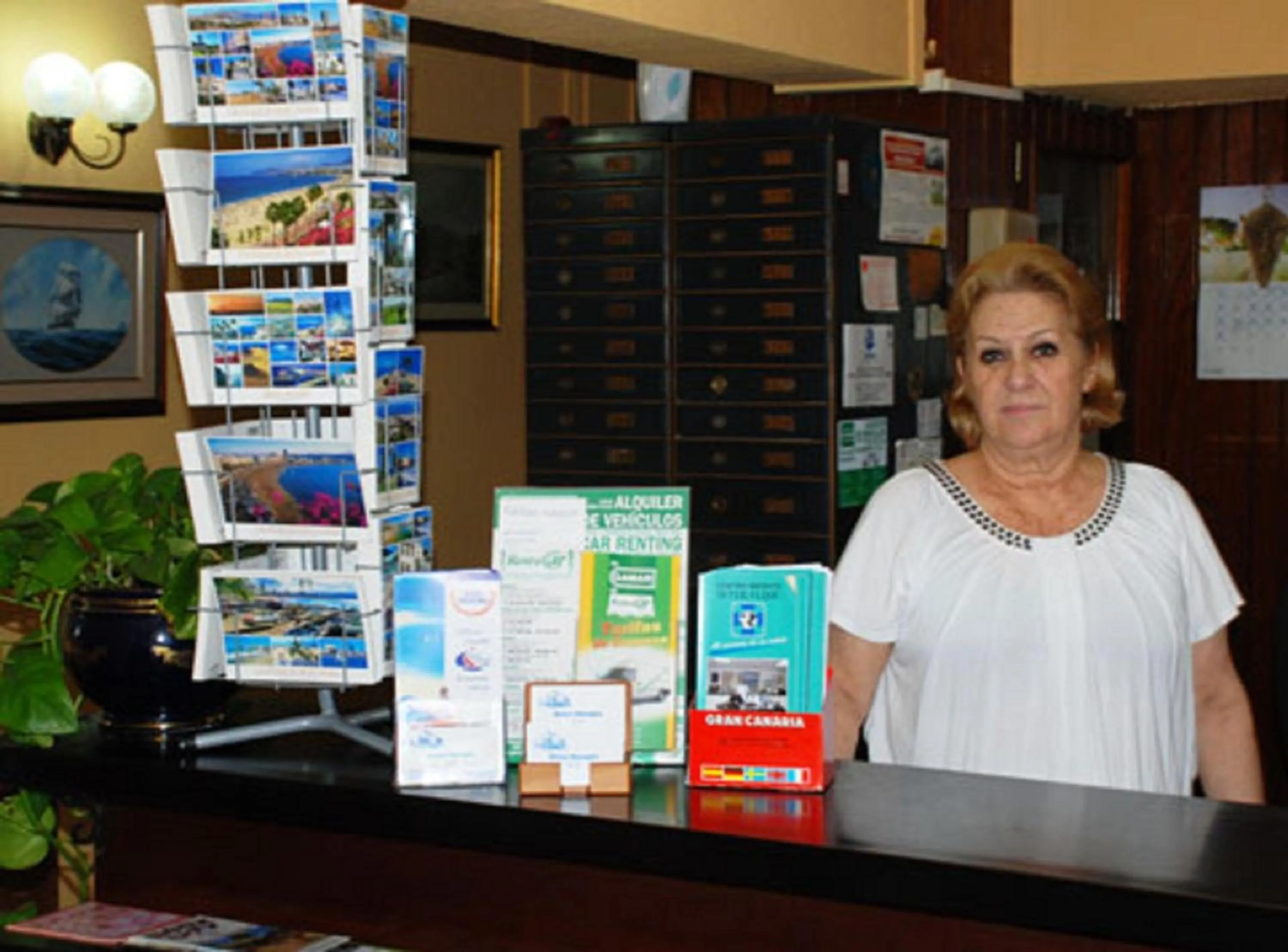 Lobby or reception in Hotel Olympia