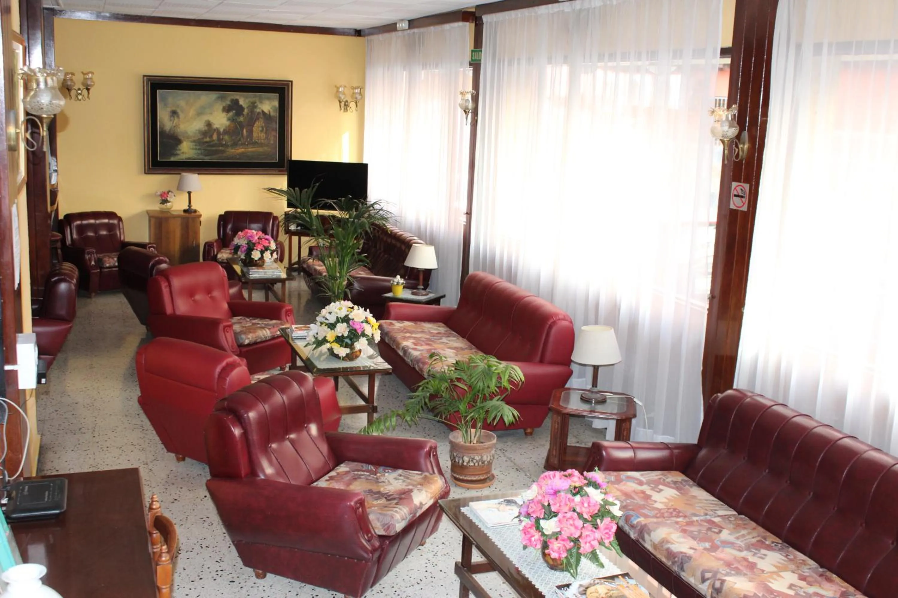 Lobby or reception in Hotel Olympia