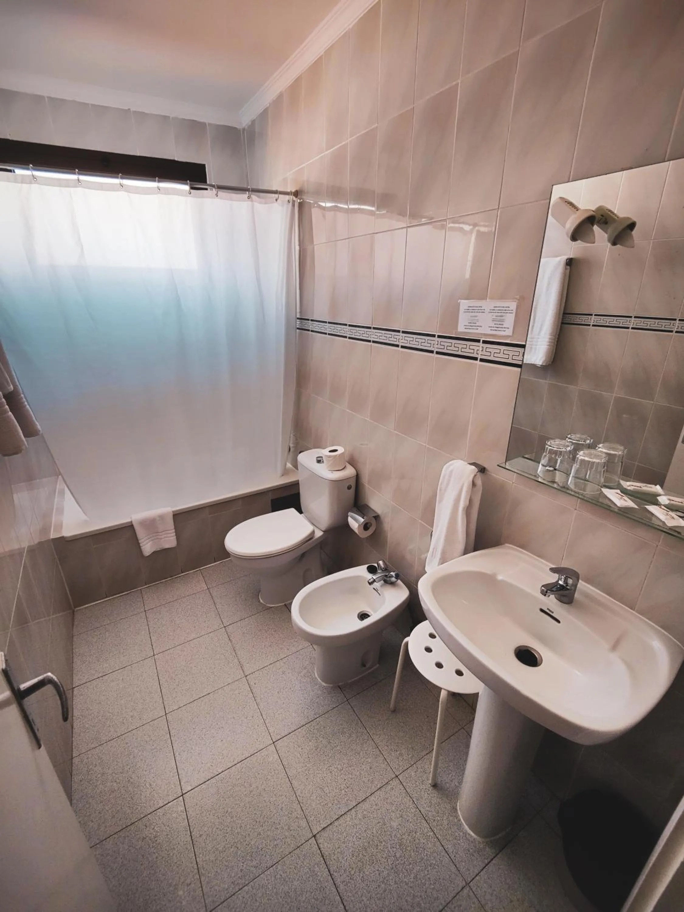 Bathroom in Hotel Olympia