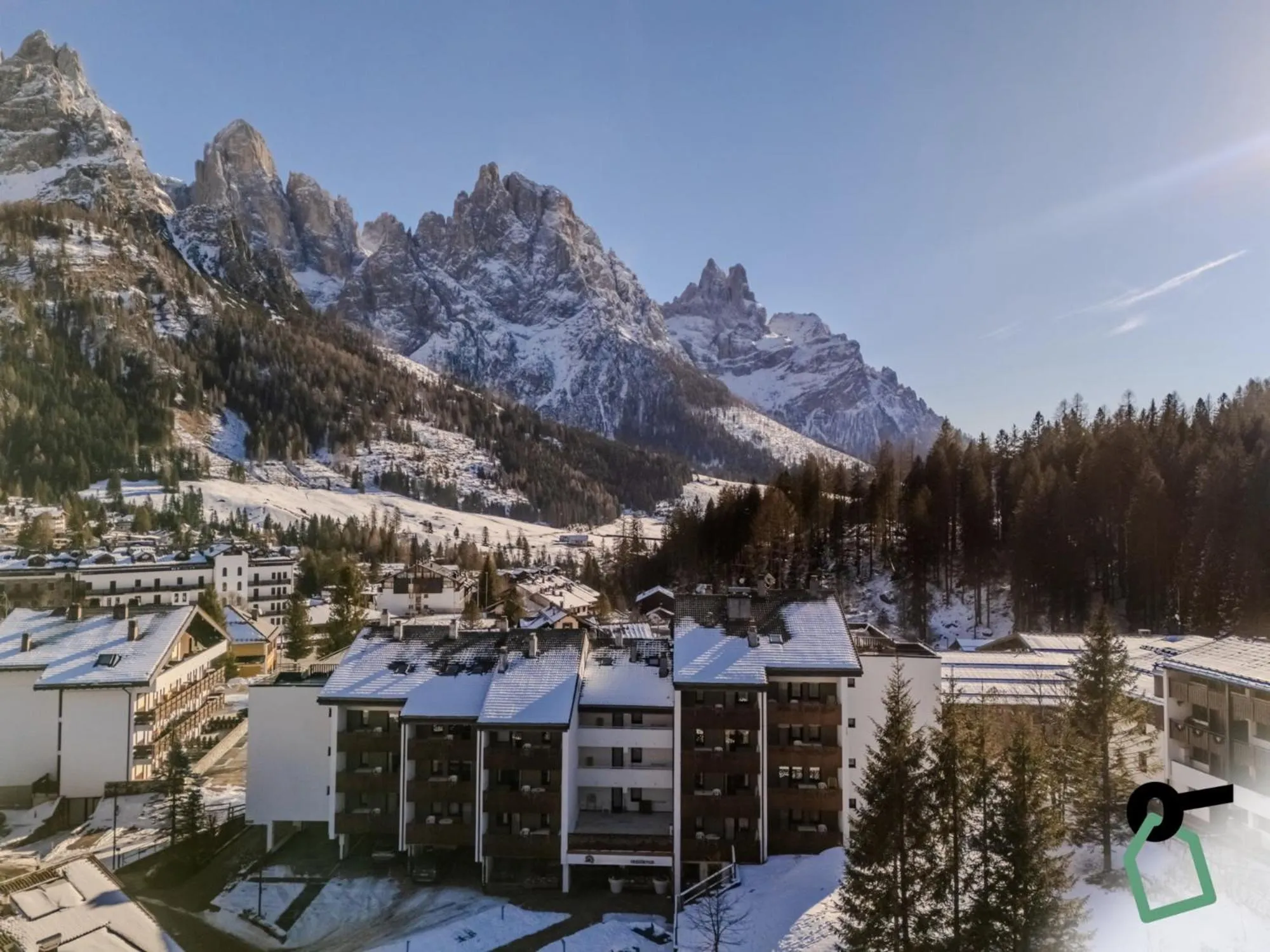 Mountain view in HOTIDAY Apartment Collection - San Martino