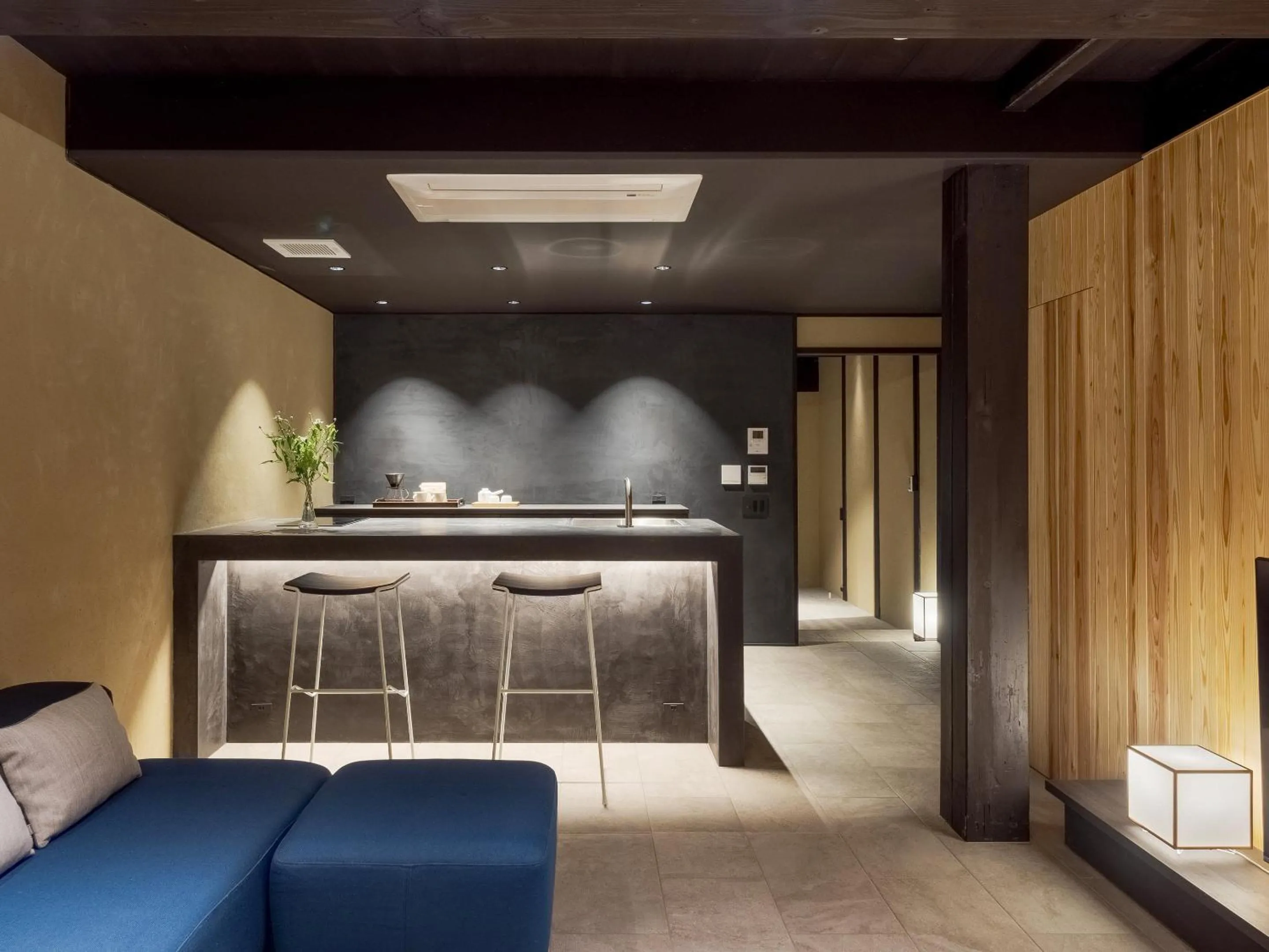 kitchen in Mizunoha Machiya House