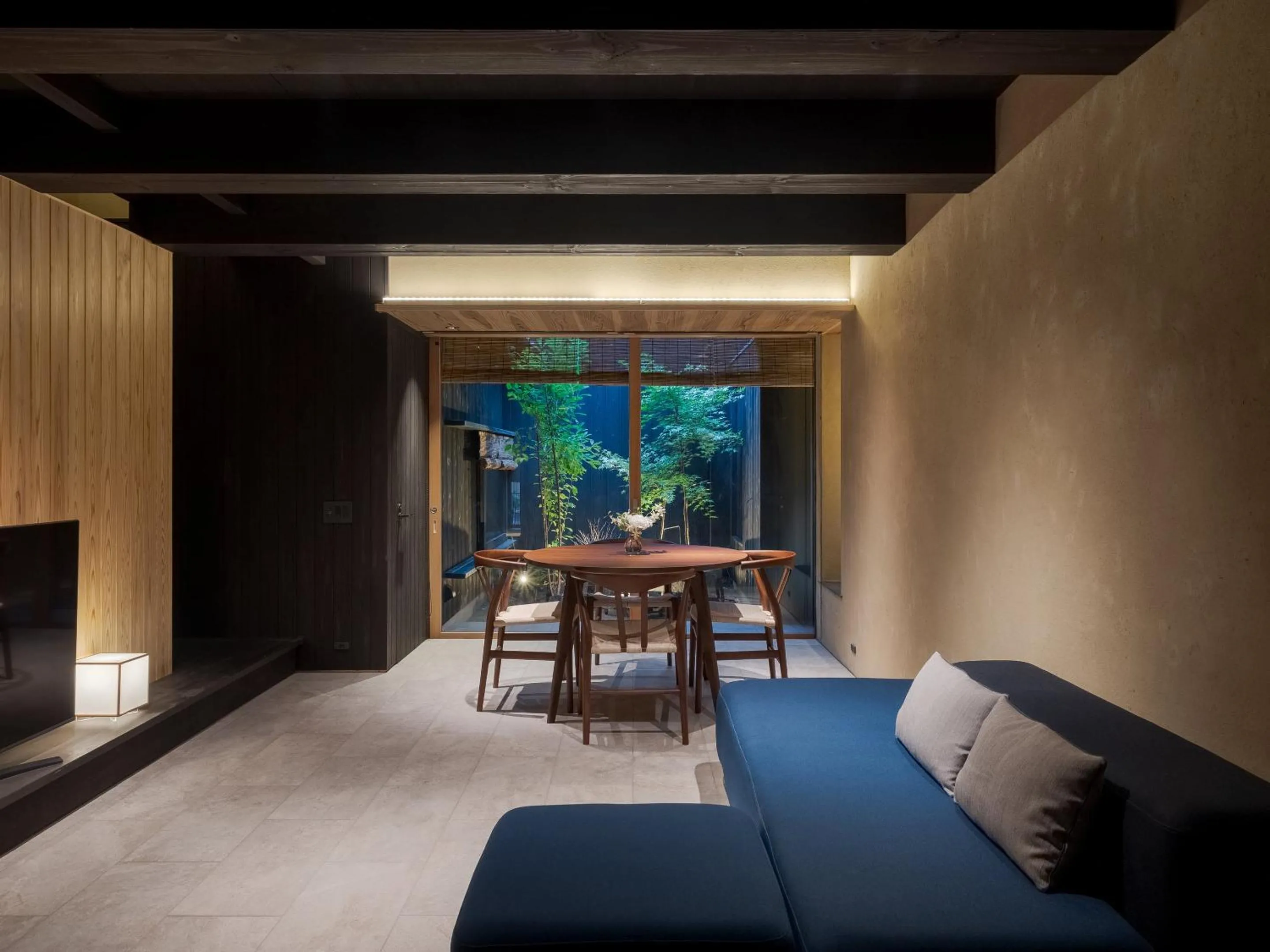 Living room in Mizunoha Machiya House
