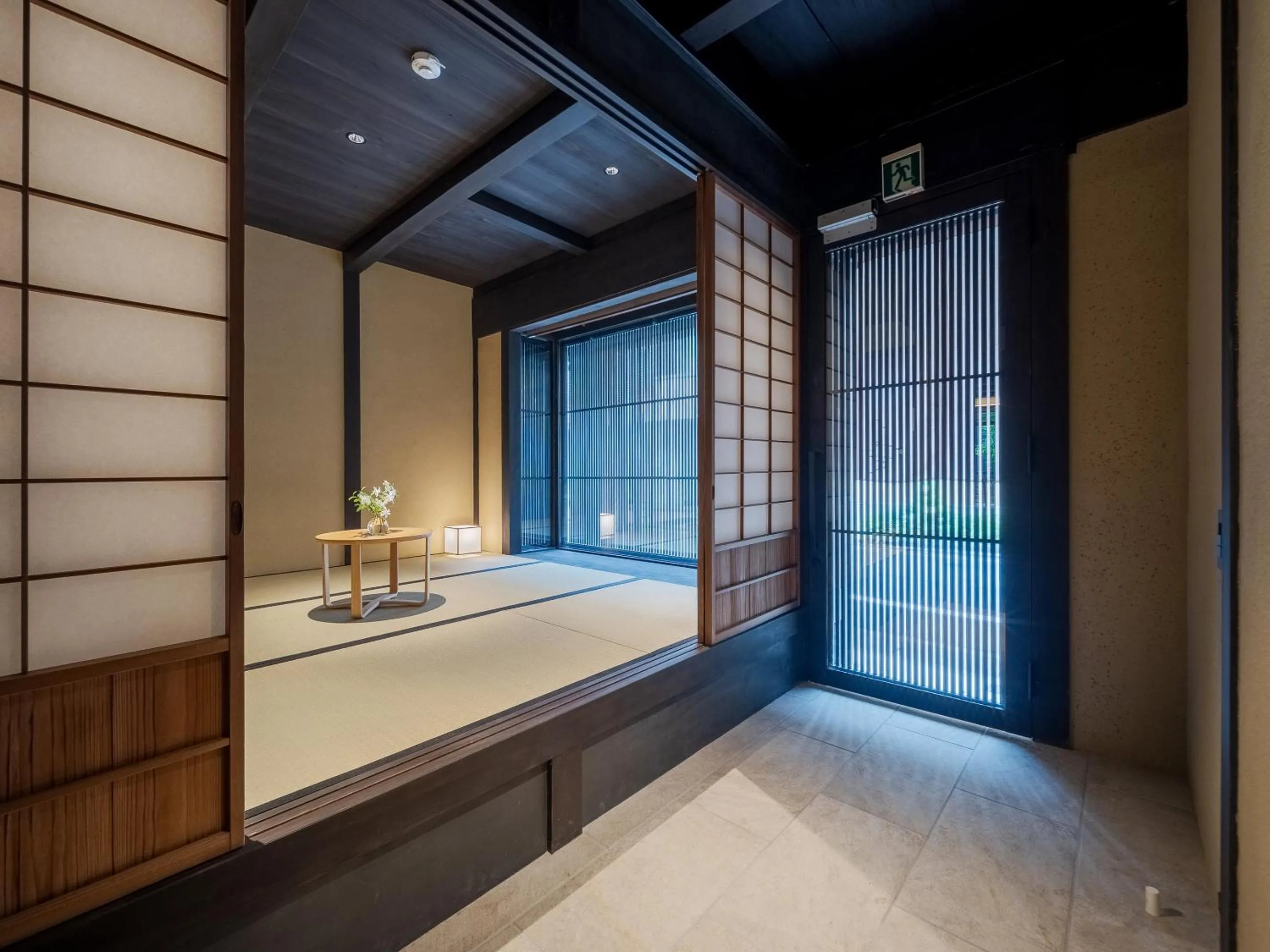 Photo of the whole room, Bed in Mizunoha Machiya House
