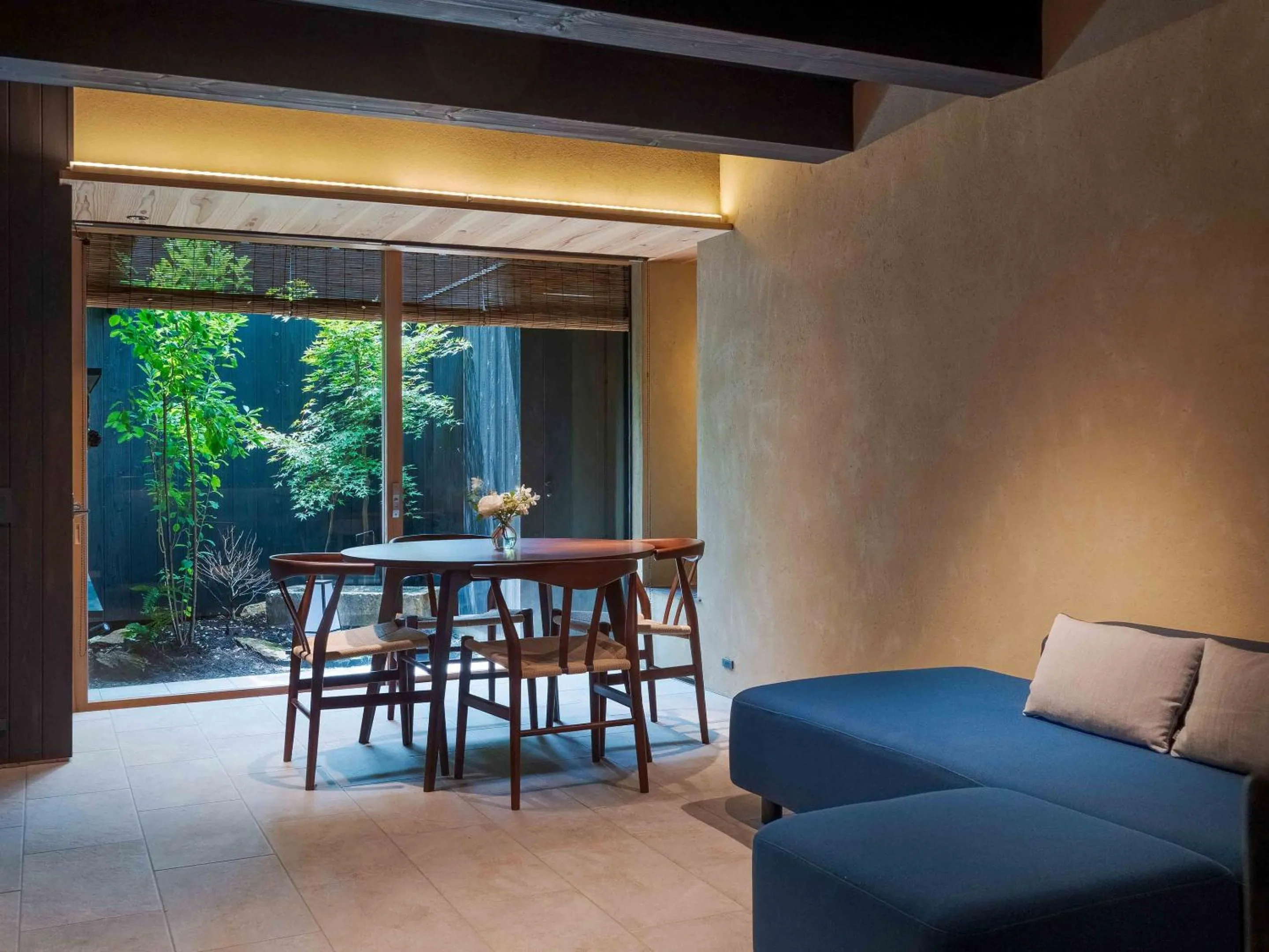 Living room in Mizunoha Machiya House