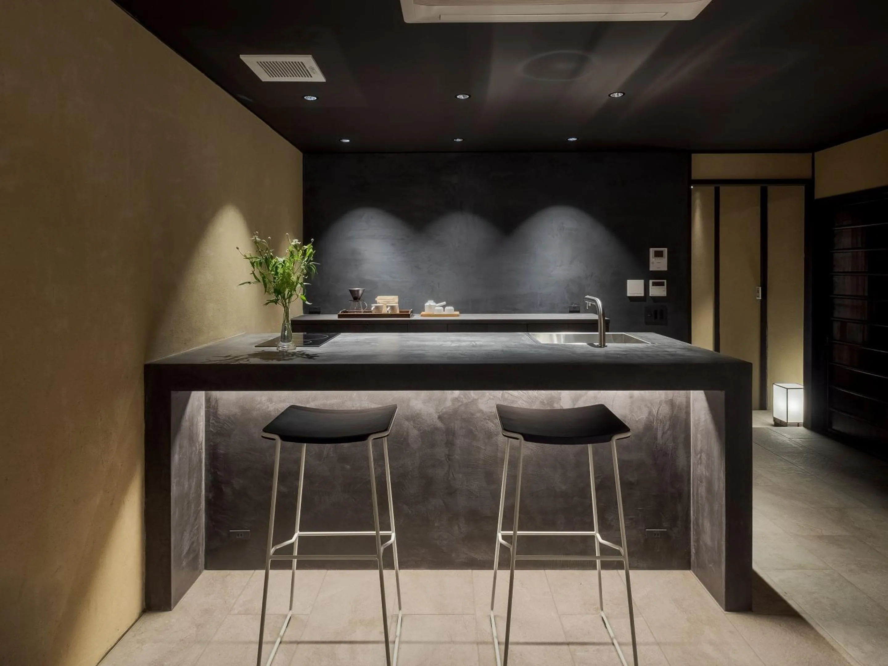 kitchen in Mizunoha Machiya House