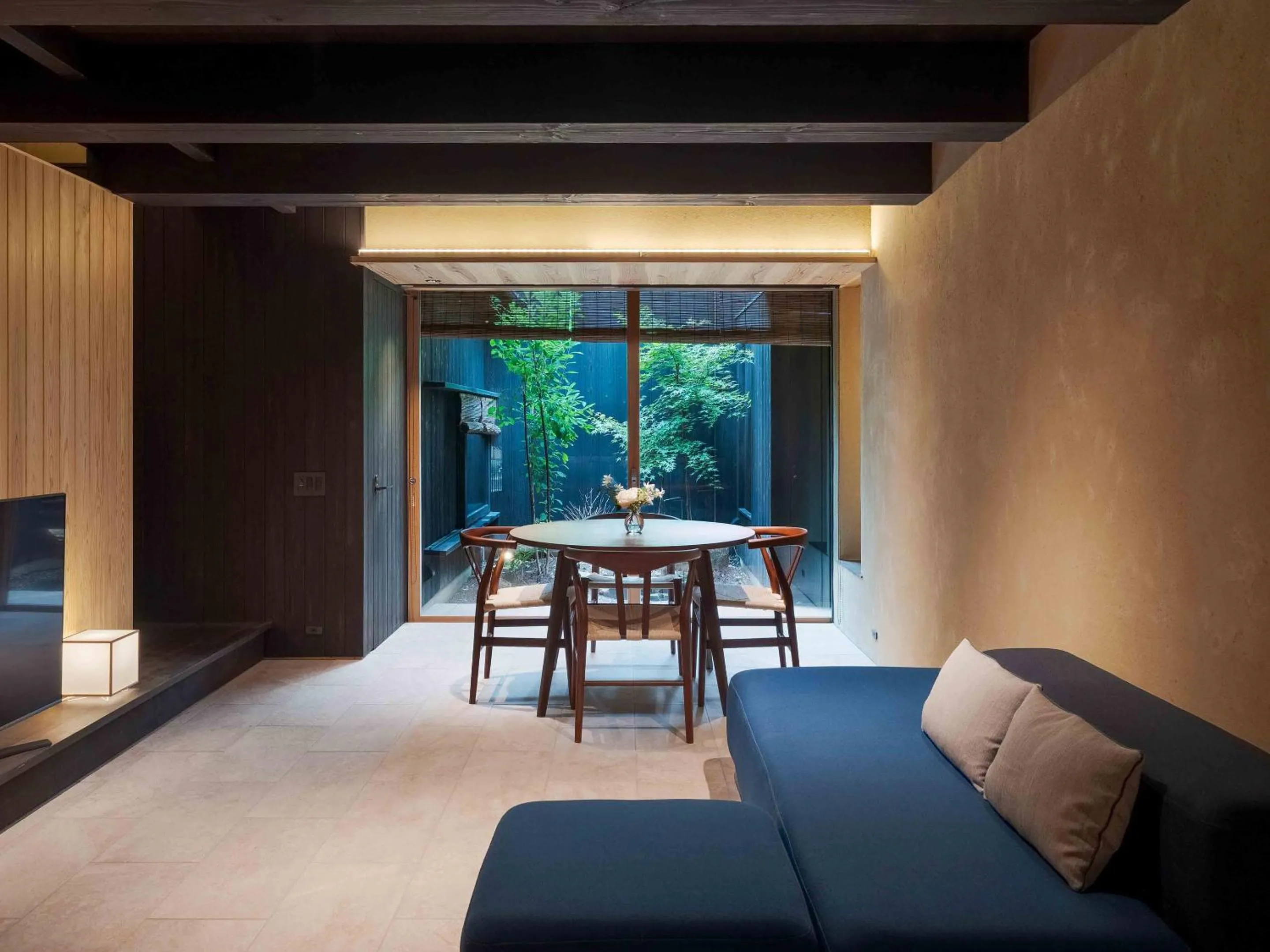 Living room in Mizunoha Machiya House