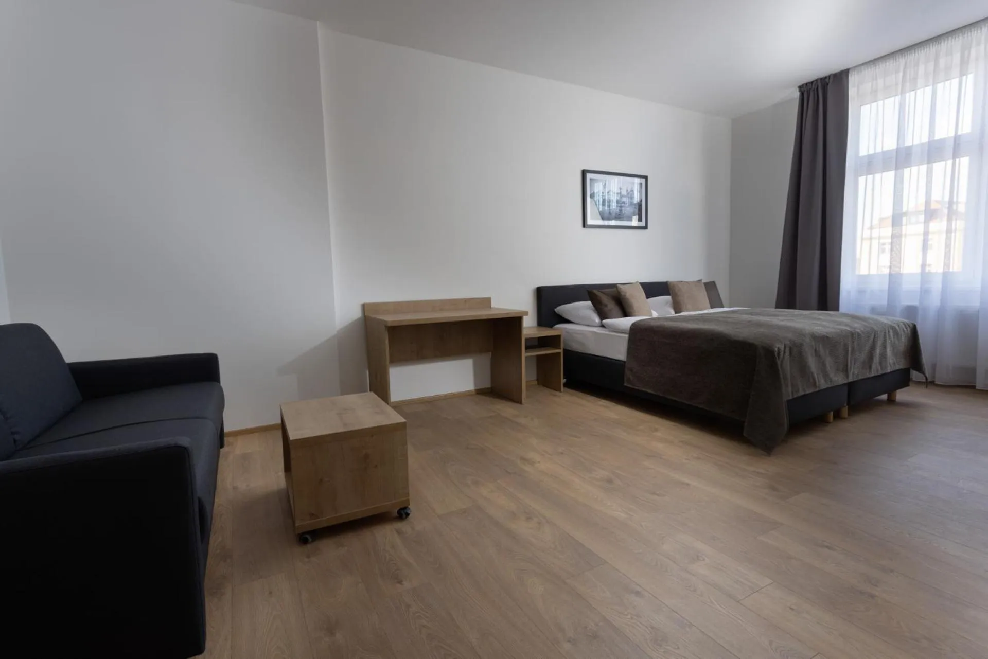 Bedroom, Bed in Residence Morris Mladá Boleslav