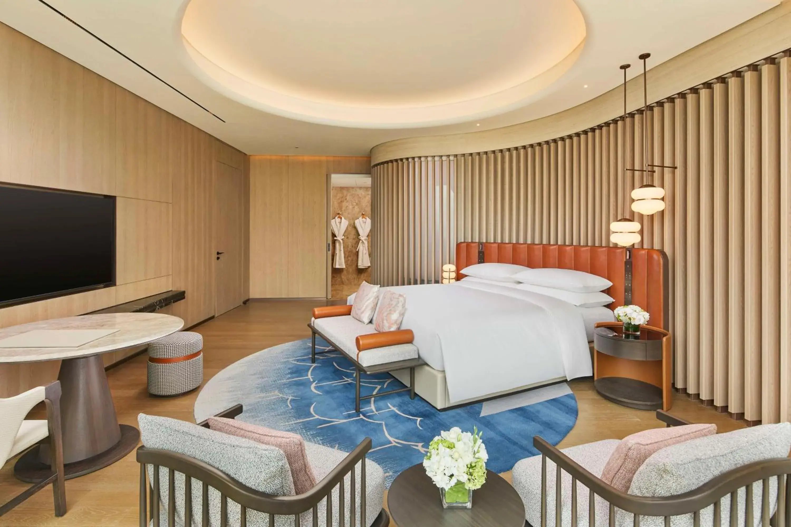 Bed in Hilton Huzhou Nanxun Bed in Hilton Huzhou Nanxun