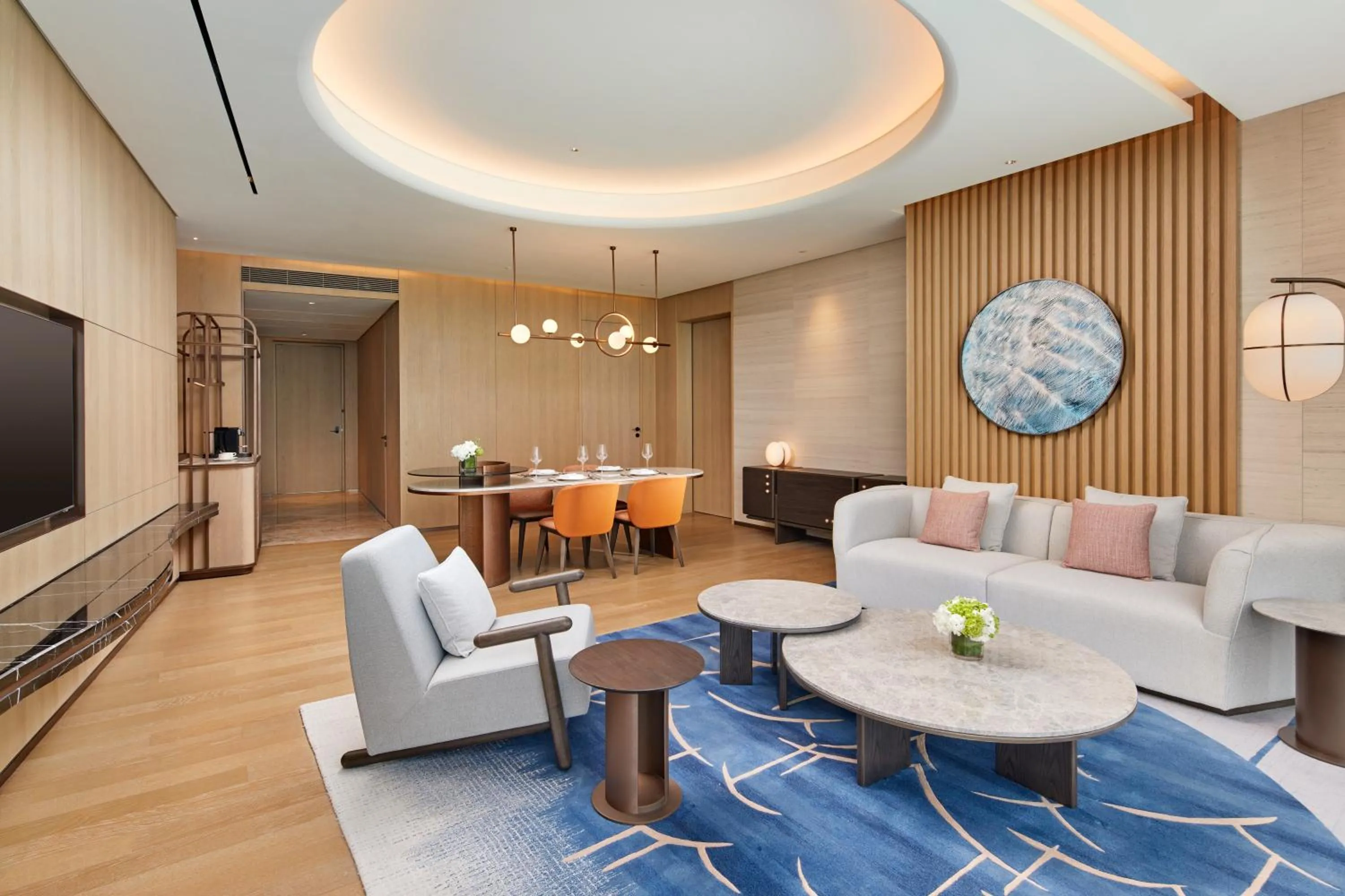 Living room in Hilton Huzhou Nanxun