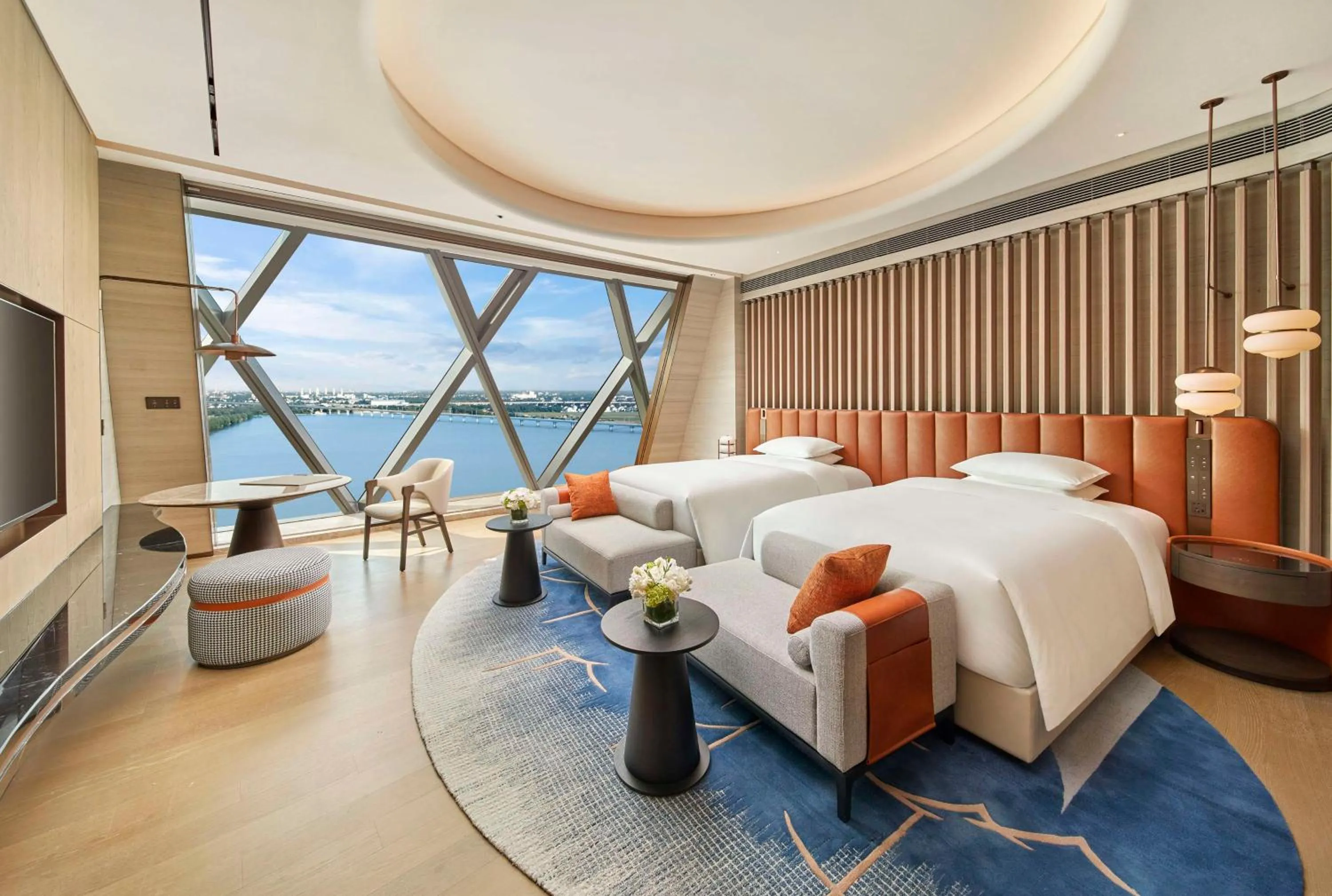 Bed in Hilton Huzhou Nanxun