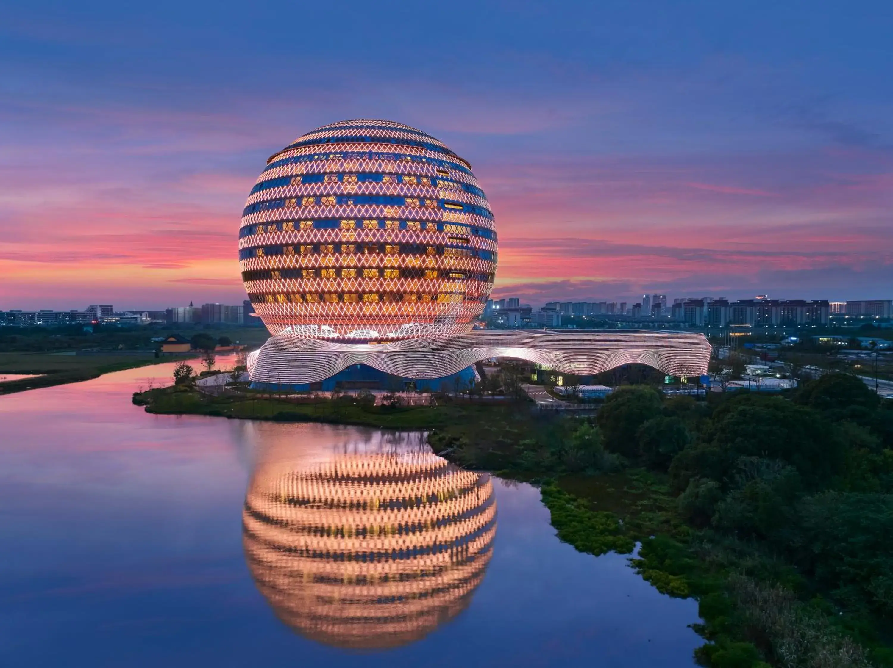 Property building in Hilton Huzhou Nanxun Property building in Hilton Huzhou Nanxun