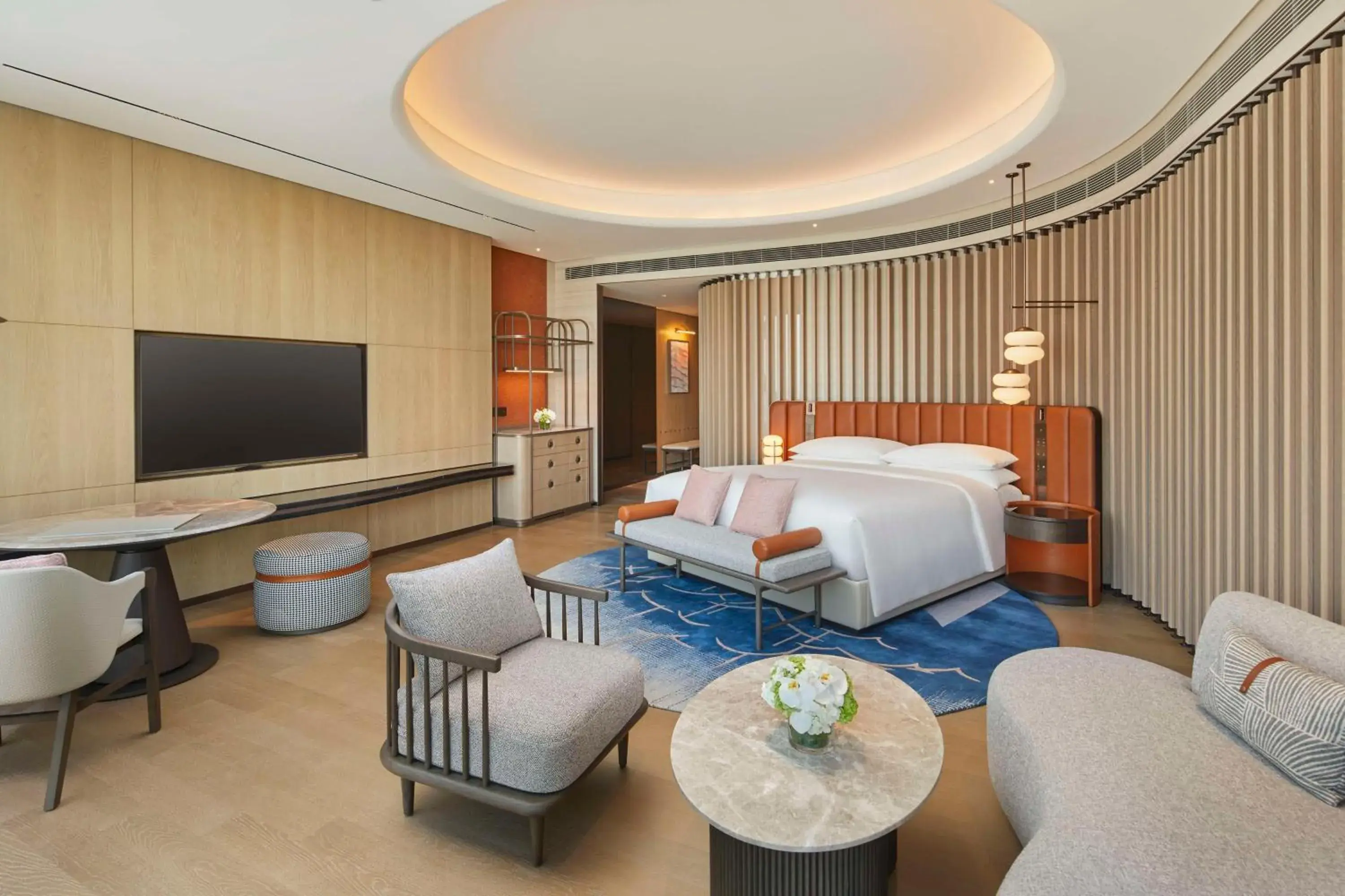 Bed in Hilton Huzhou Nanxun Bed in Hilton Huzhou Nanxun