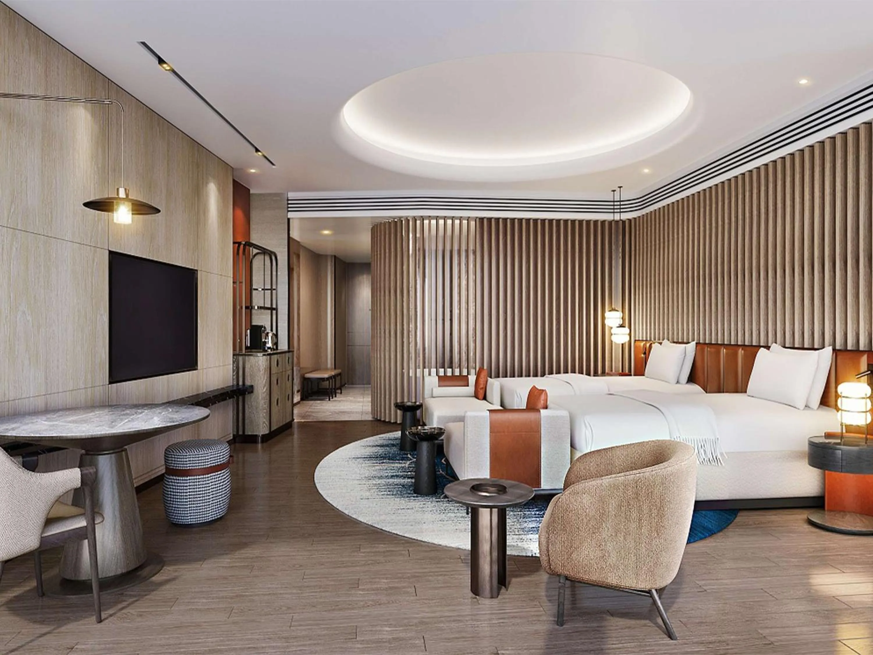 Bed in Hilton Huzhou Nanxun