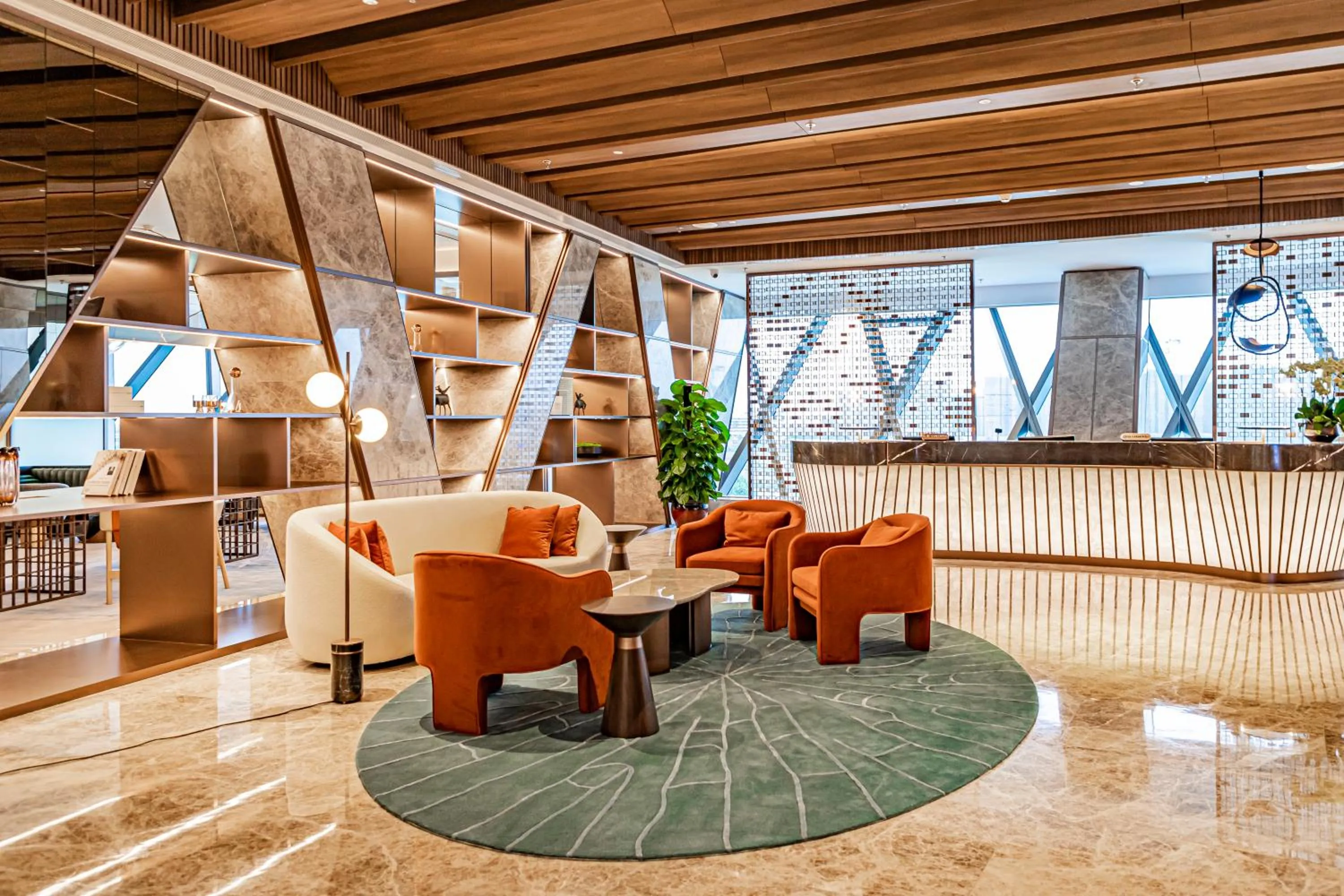 Lobby or reception in Hilton Huzhou Nanxun