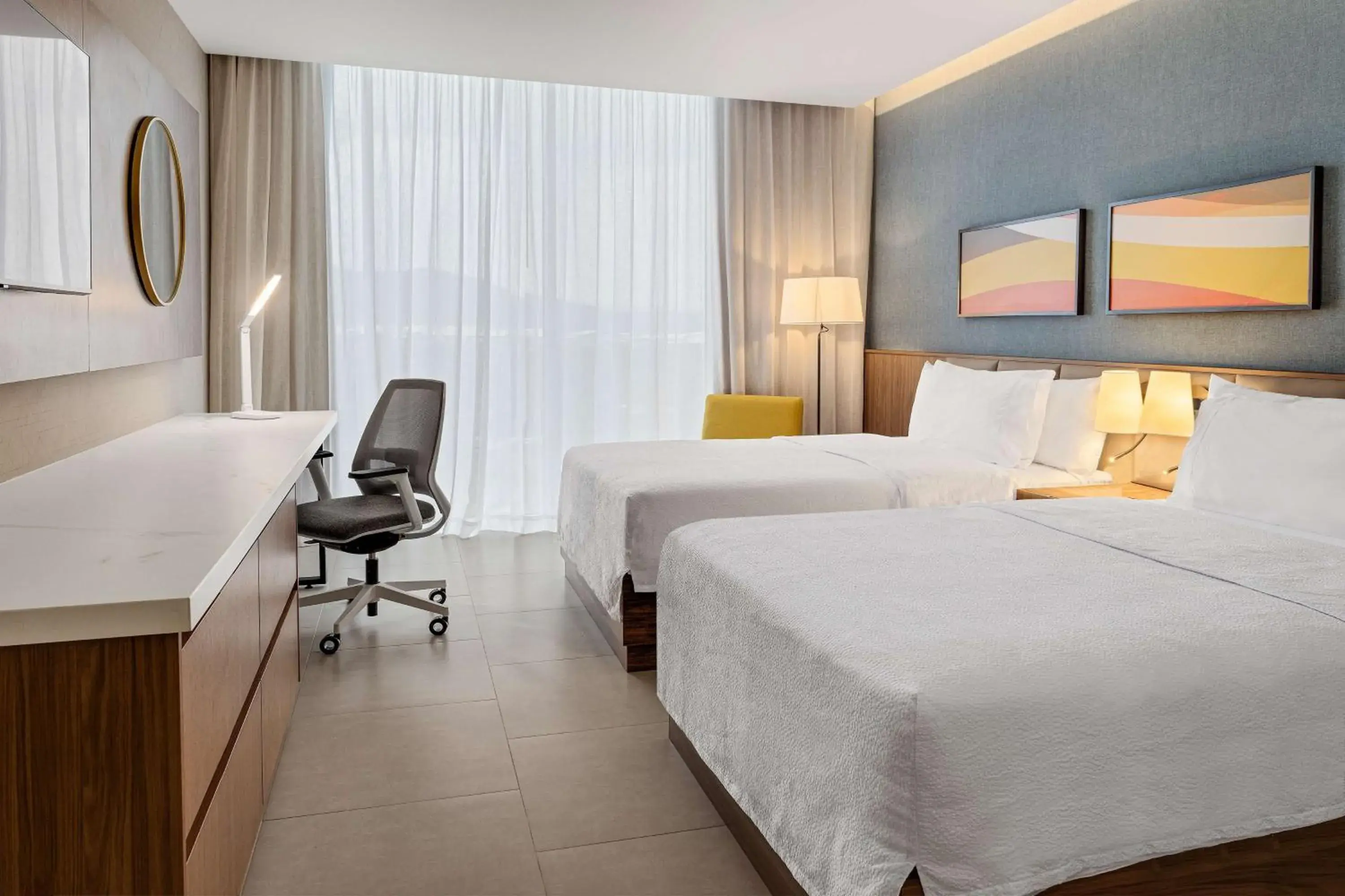 Bed in Hilton Garden Inn San Jose Airport City Mall Bed in Hilton Garden Inn San Jose Airport City Mall