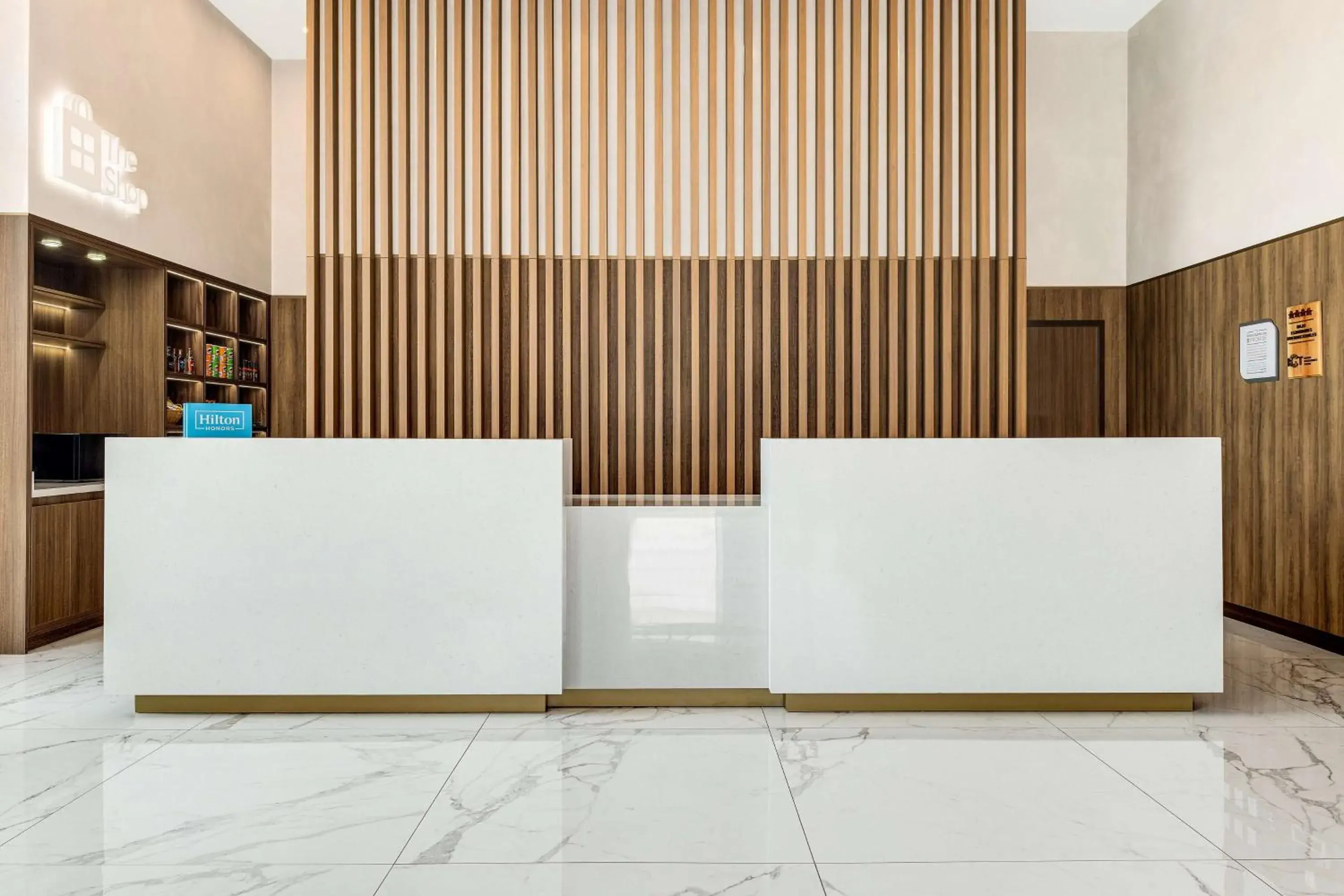 Lobby or reception in Hilton Garden Inn San Jose Airport City Mall Lobby or reception in Hilton Garden Inn San Jose Airport City Mall