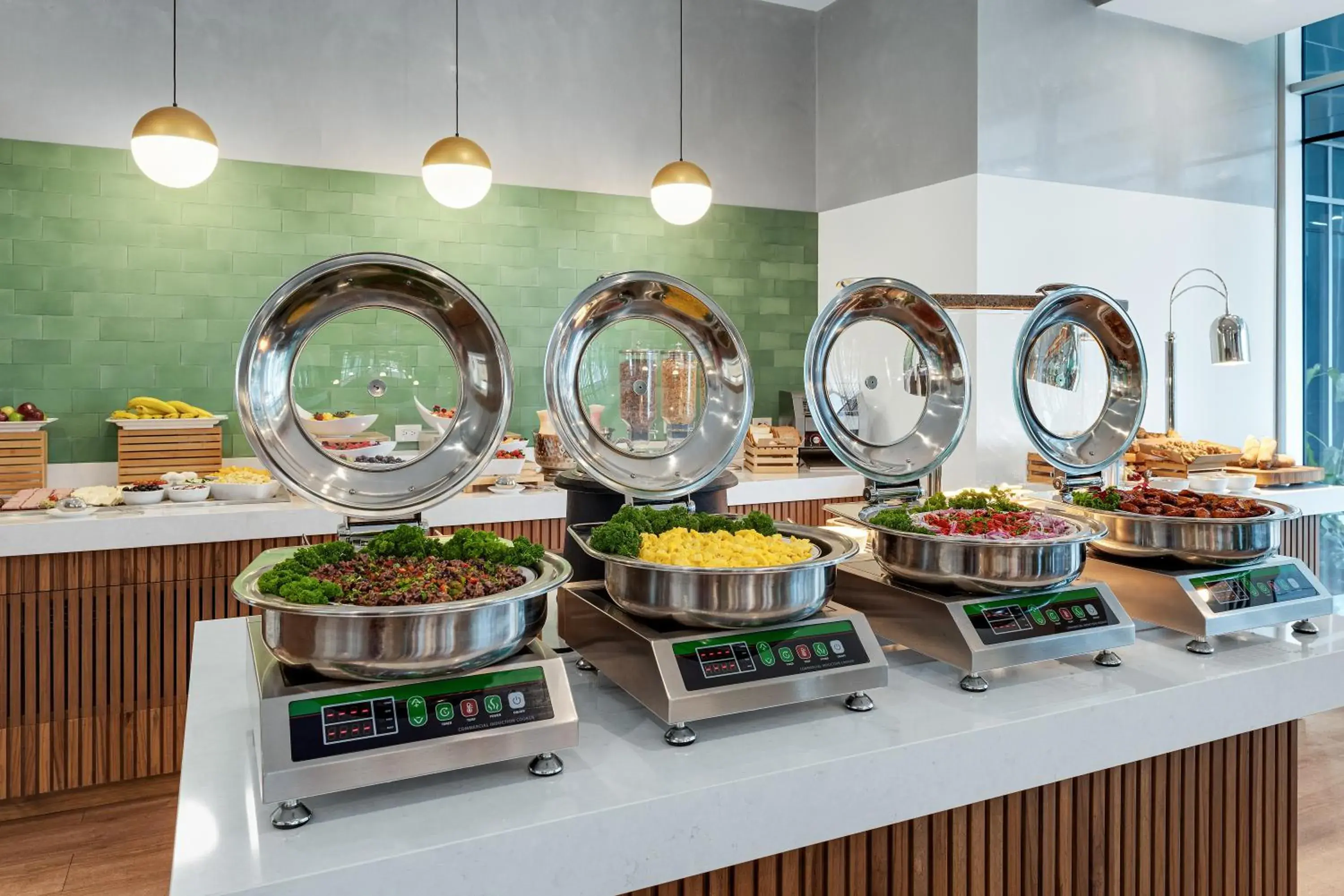 Buffet breakfast in Hilton Garden Inn San Jose Airport City Mall Buffet breakfast in Hilton Garden Inn San Jose Airport City Mall