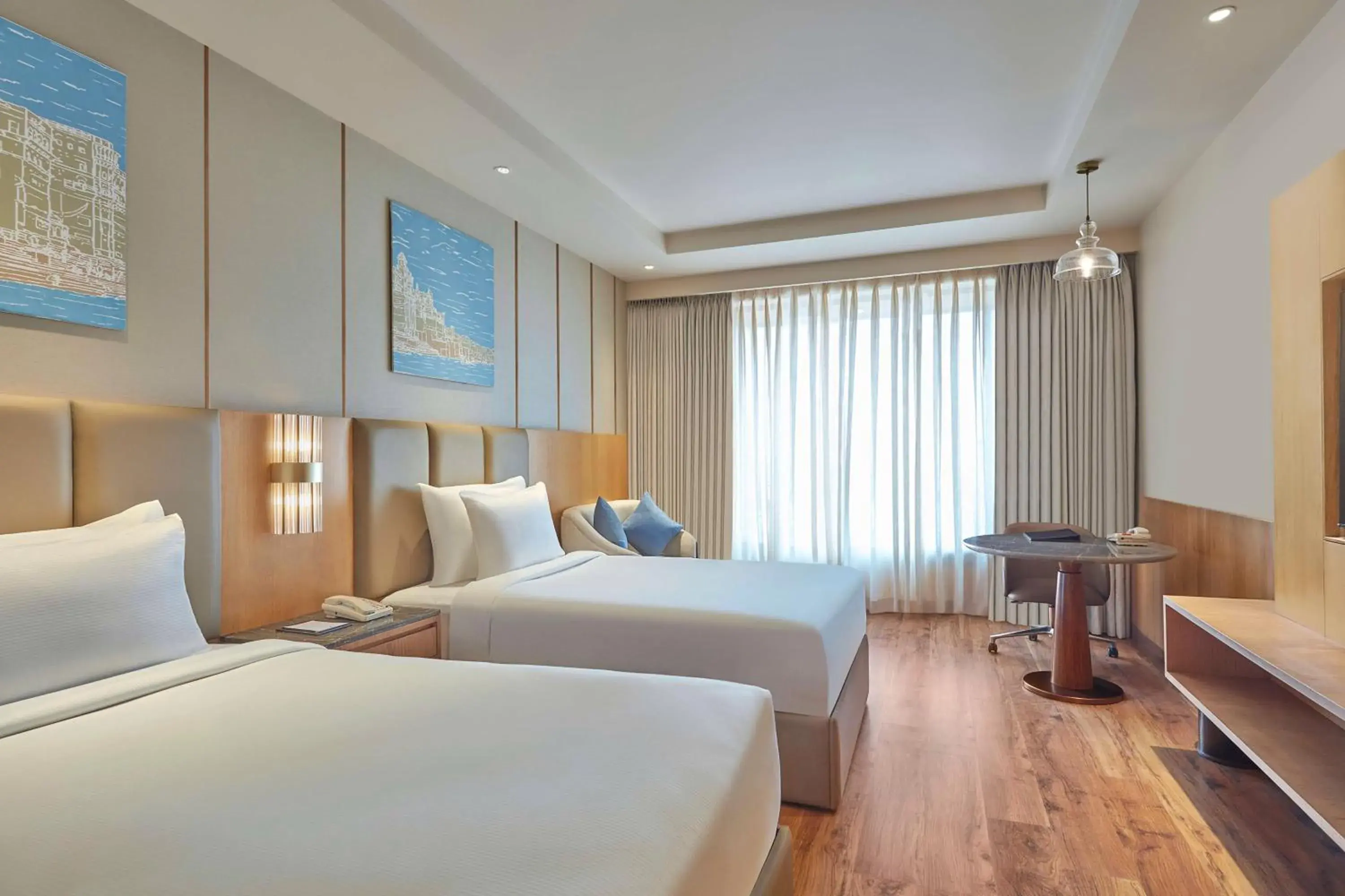 Bed in Doubletree By Hilton Varanasi Bed in Doubletree By Hilton Varanasi