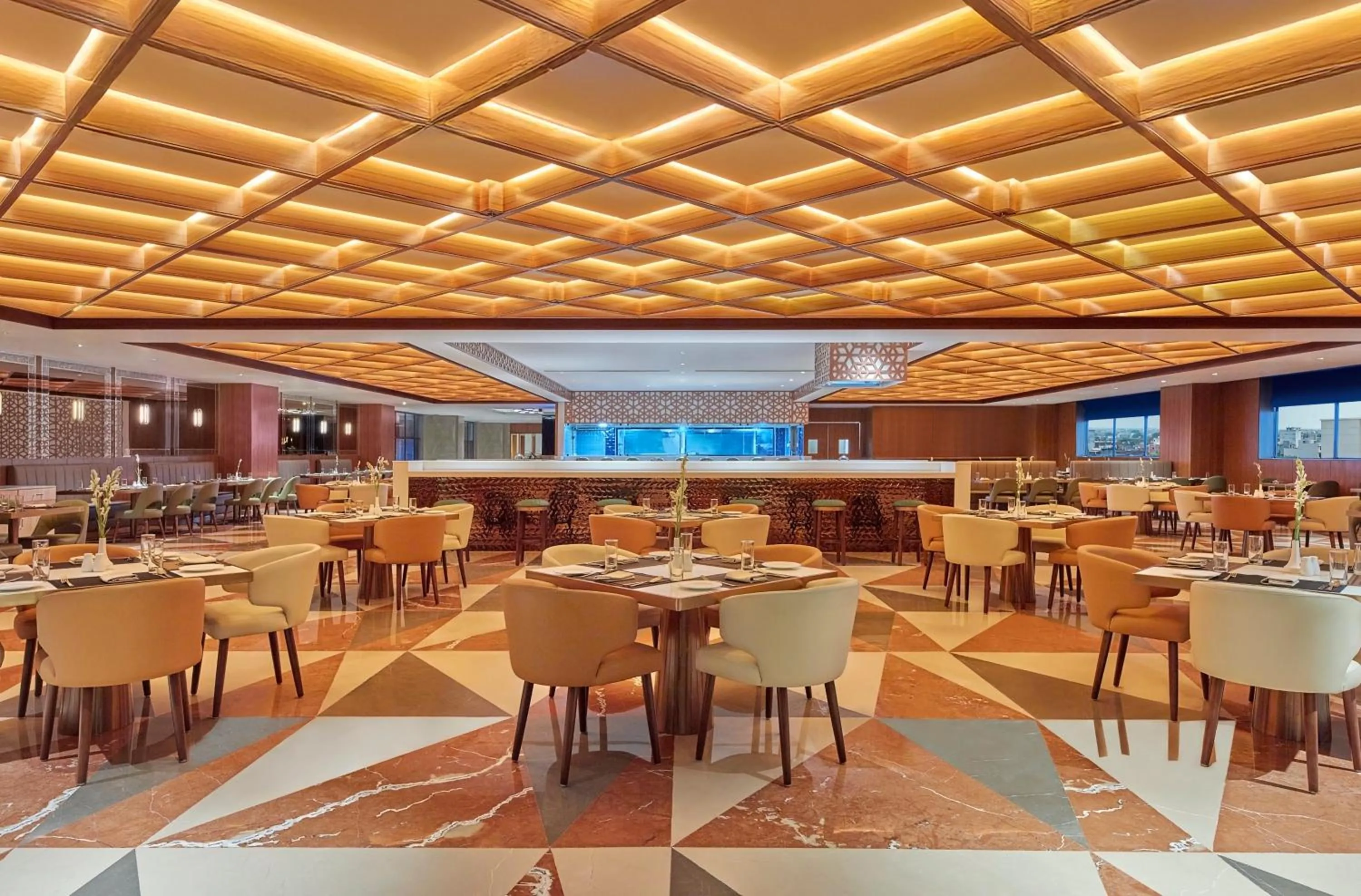 Restaurant/places to eat in Doubletree By Hilton Varanasi