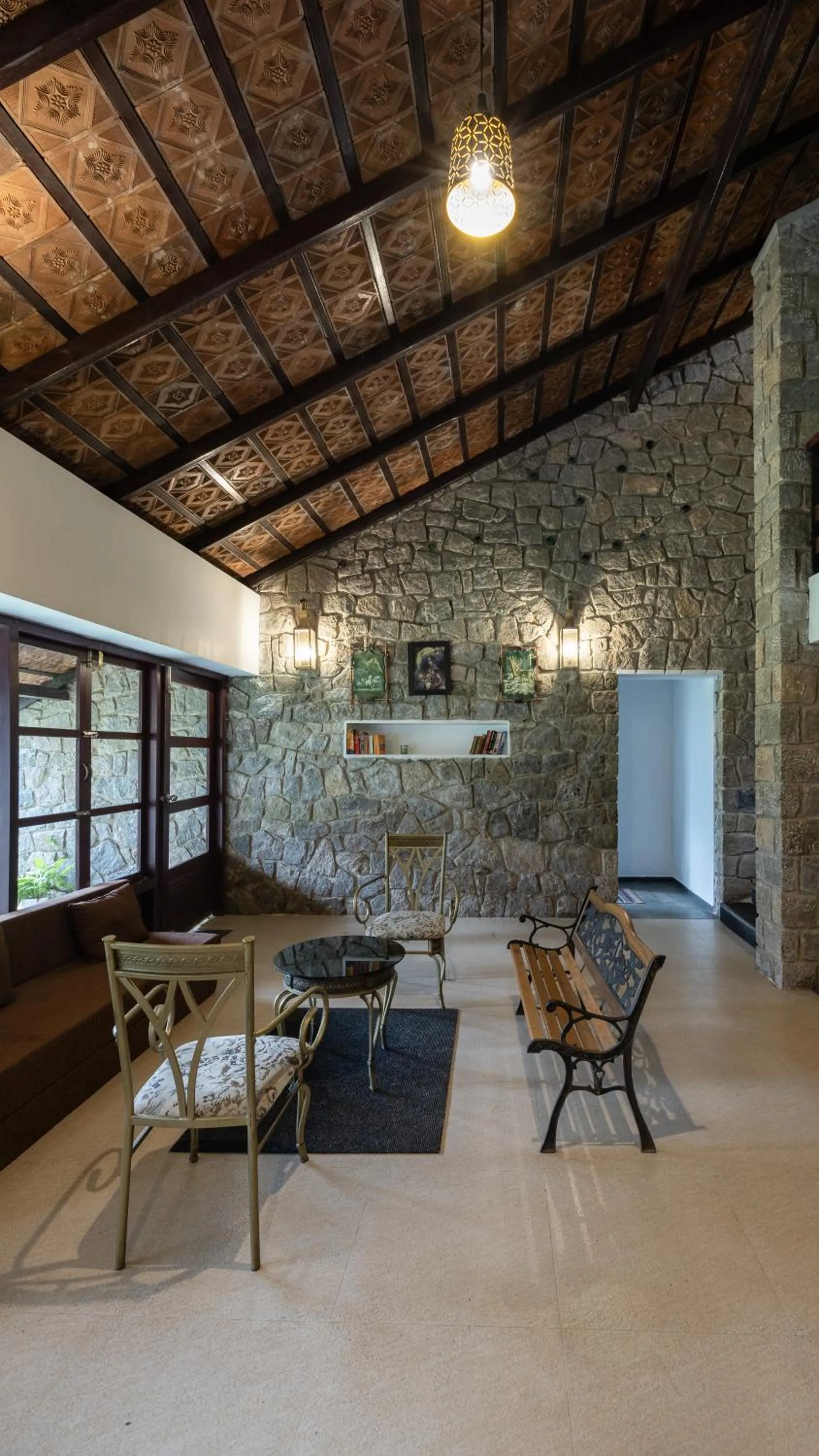 Living room in Avadale Munnar (Stag Groups Not Allowed)