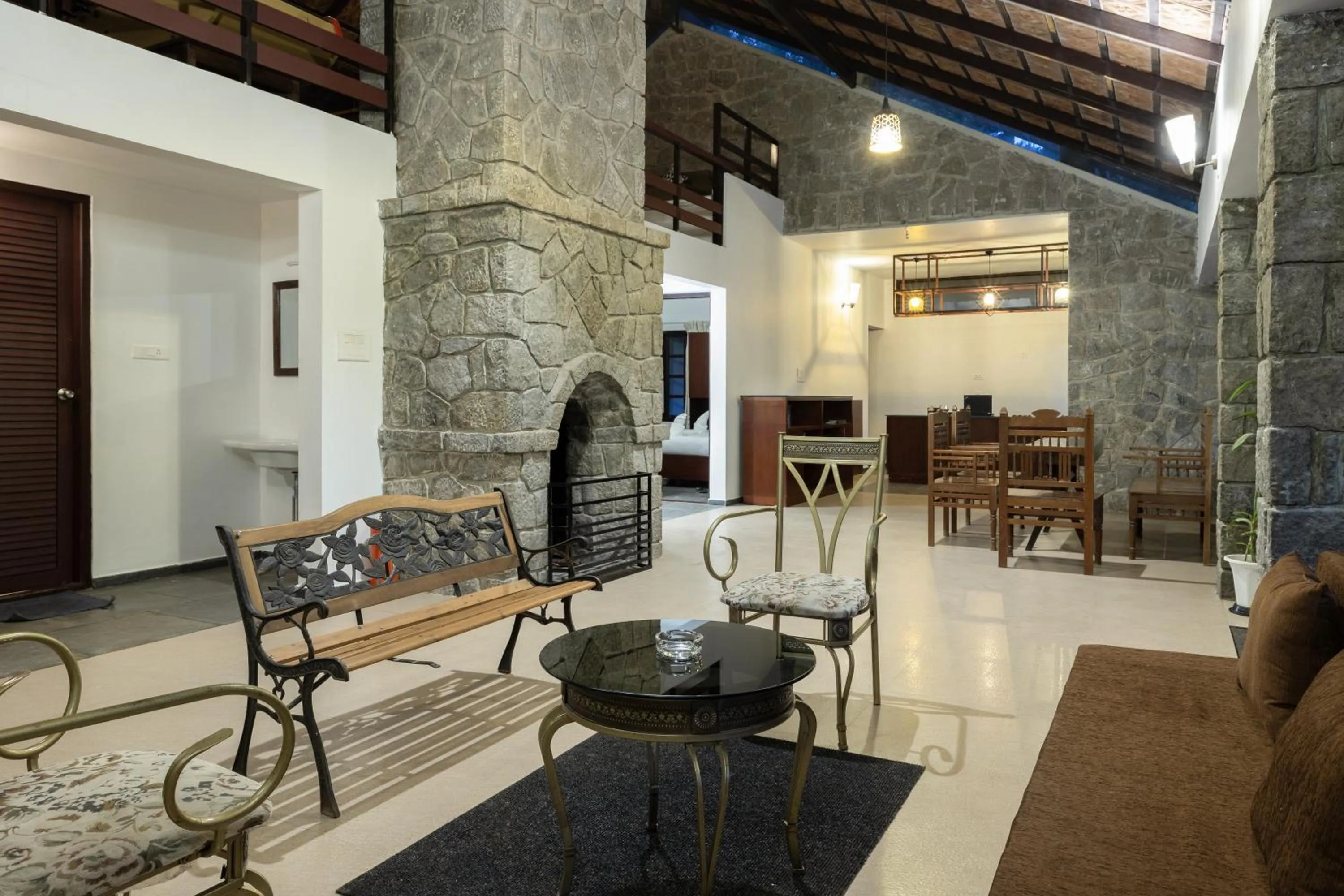 Living room in Avadale Munnar (Stag Groups Not Allowed)