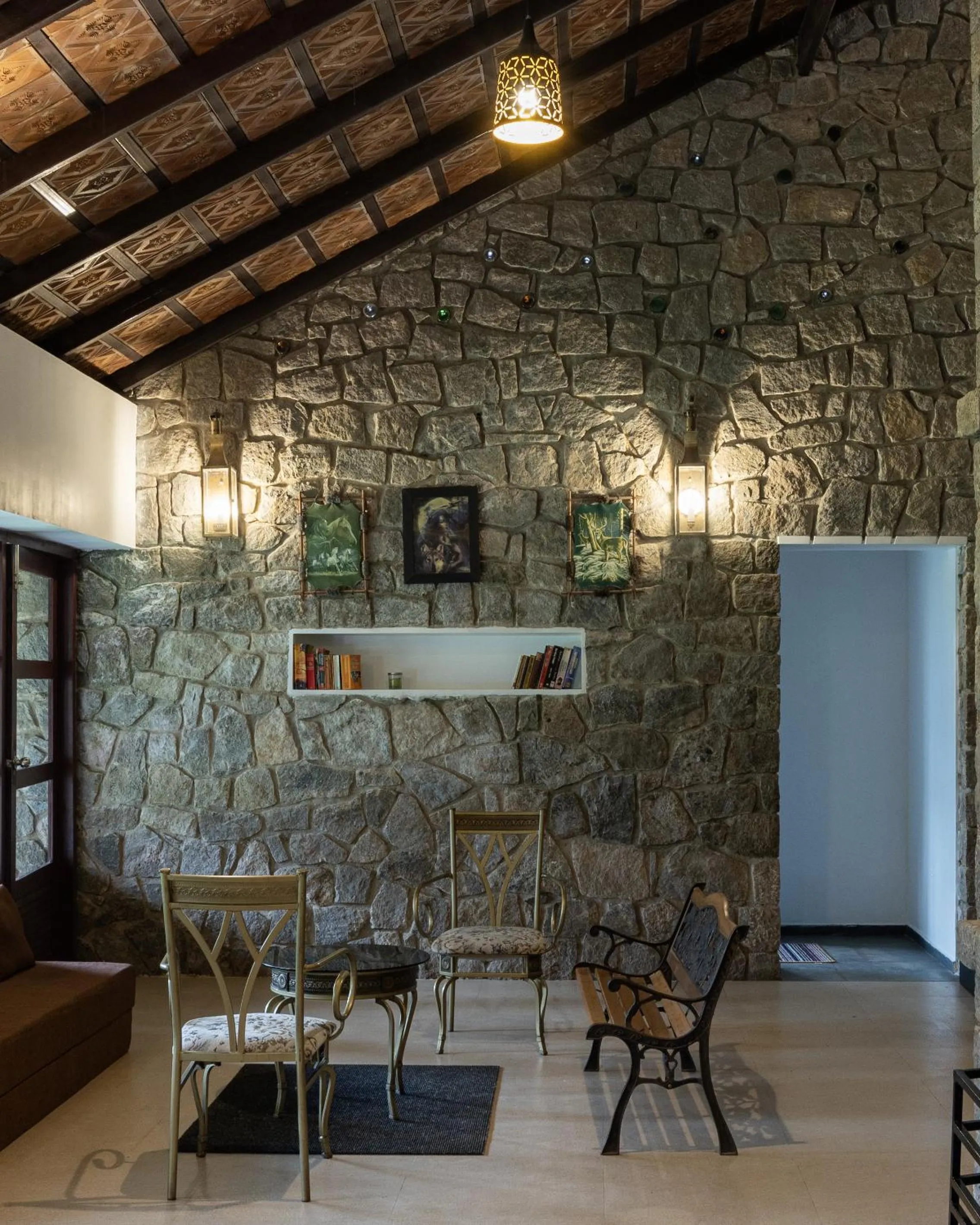 Living room in Avadale Munnar (Stag Groups Not Allowed)