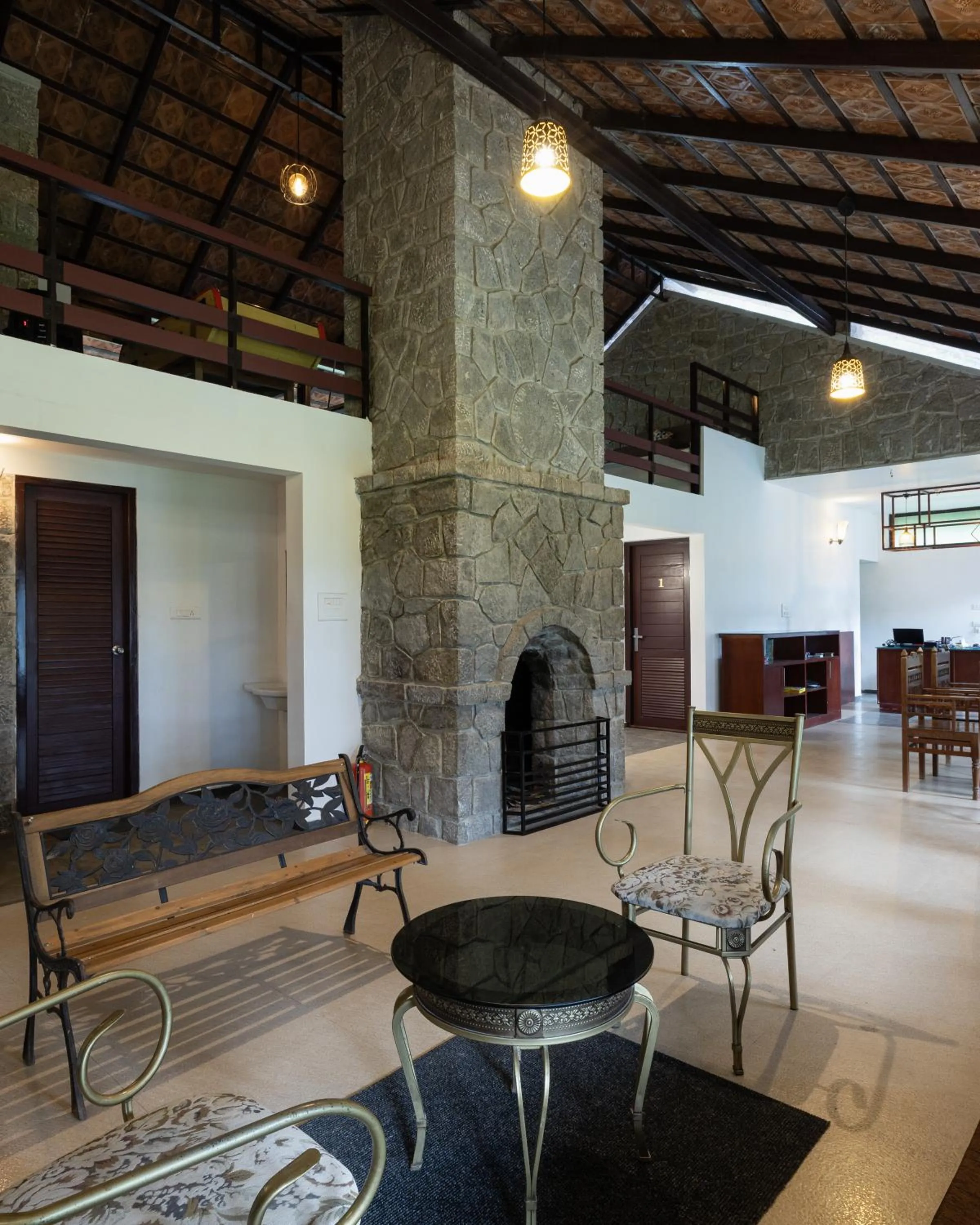 Living room in Avadale Munnar (Stag Groups Not Allowed)