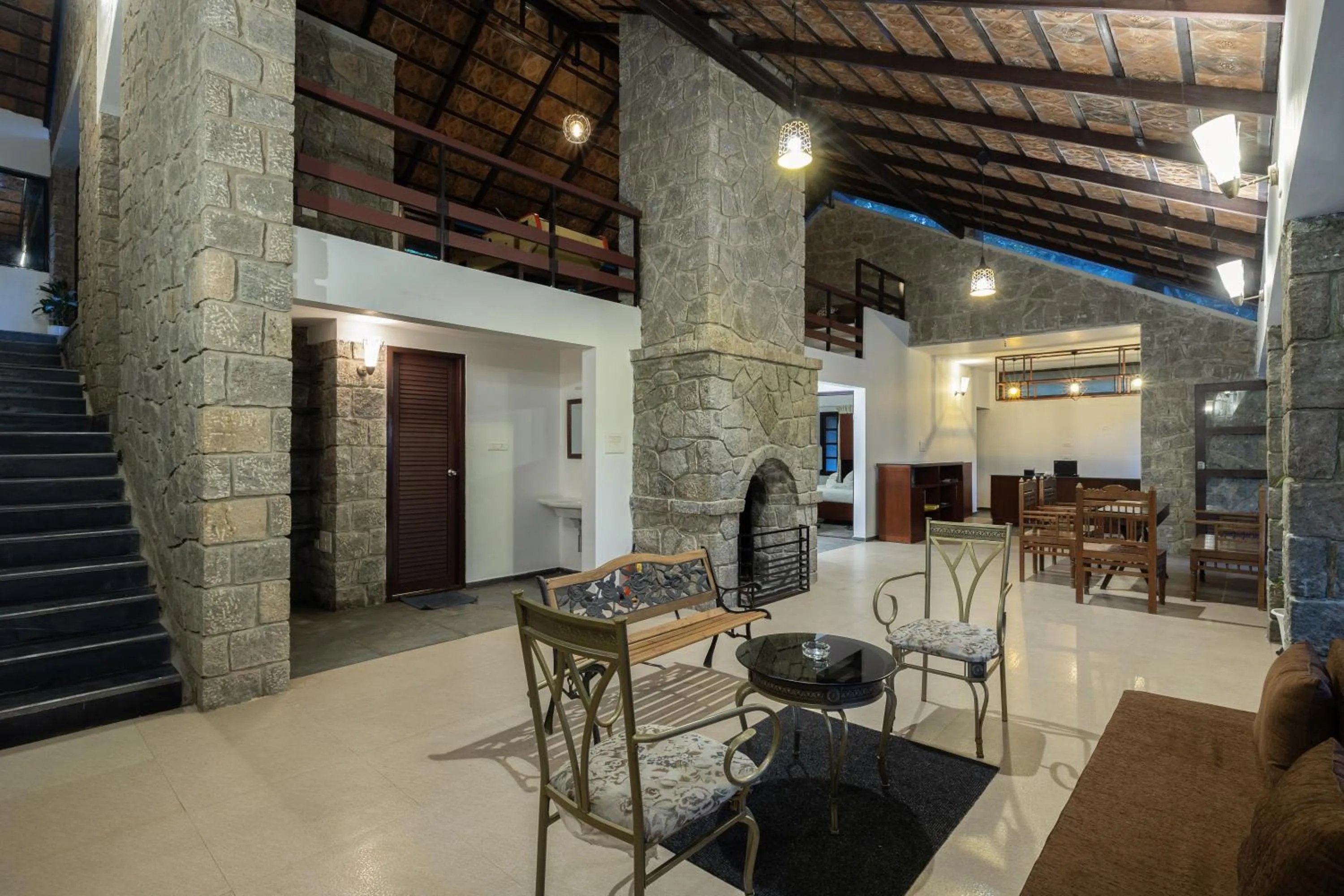 Living room in Avadale Munnar (Stag Groups Not Allowed)