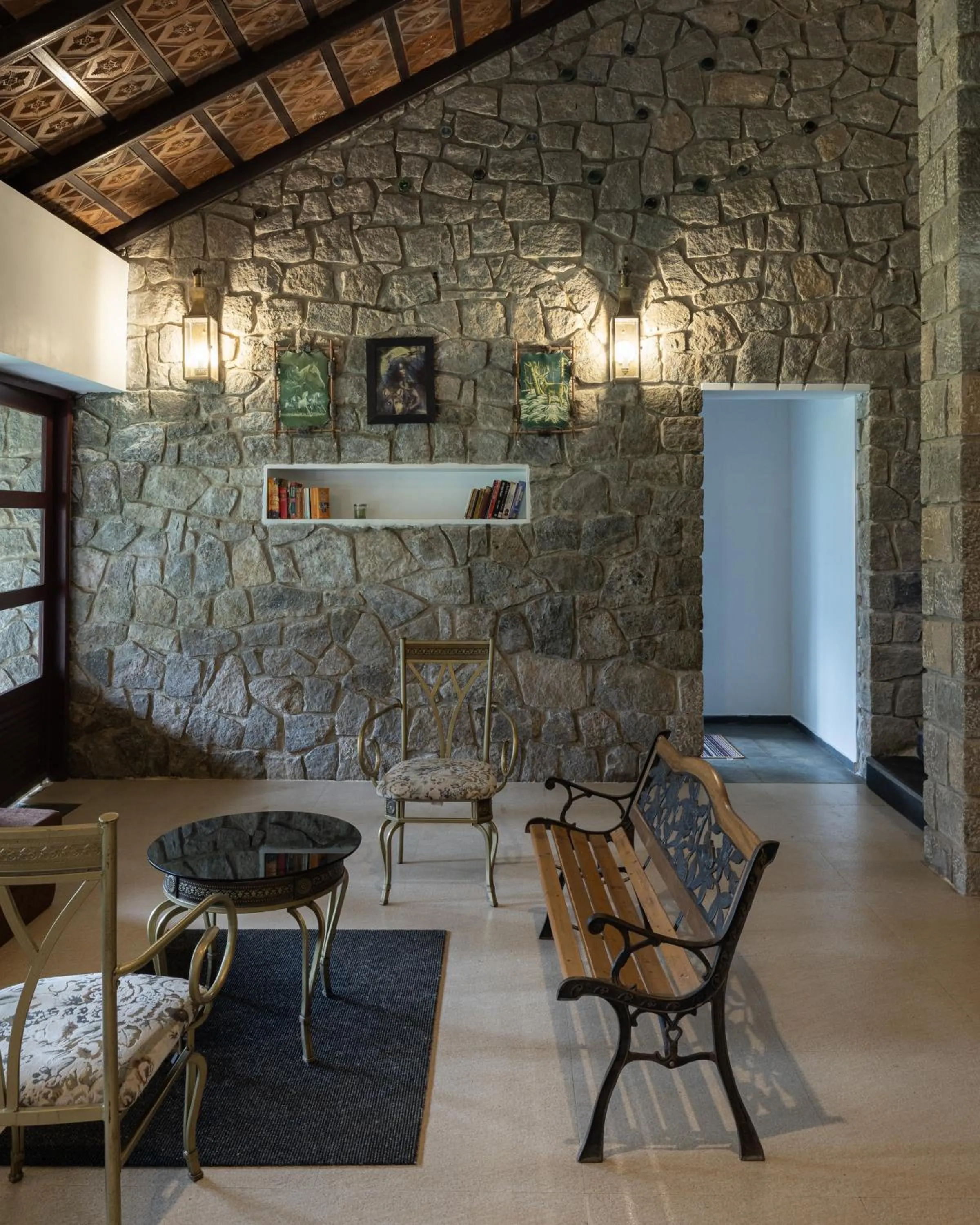 Living room in Avadale Munnar (Stag Groups Not Allowed)