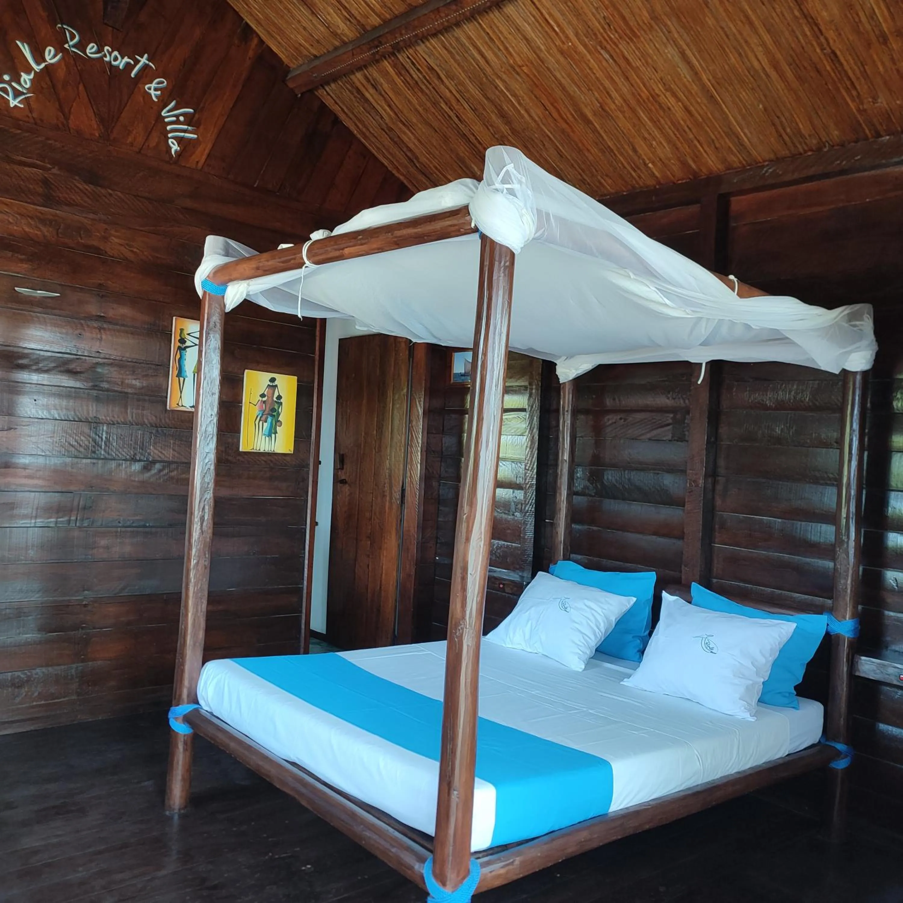 Bedroom, Bed in Hotel Ecolodge Riake Resort & Villa