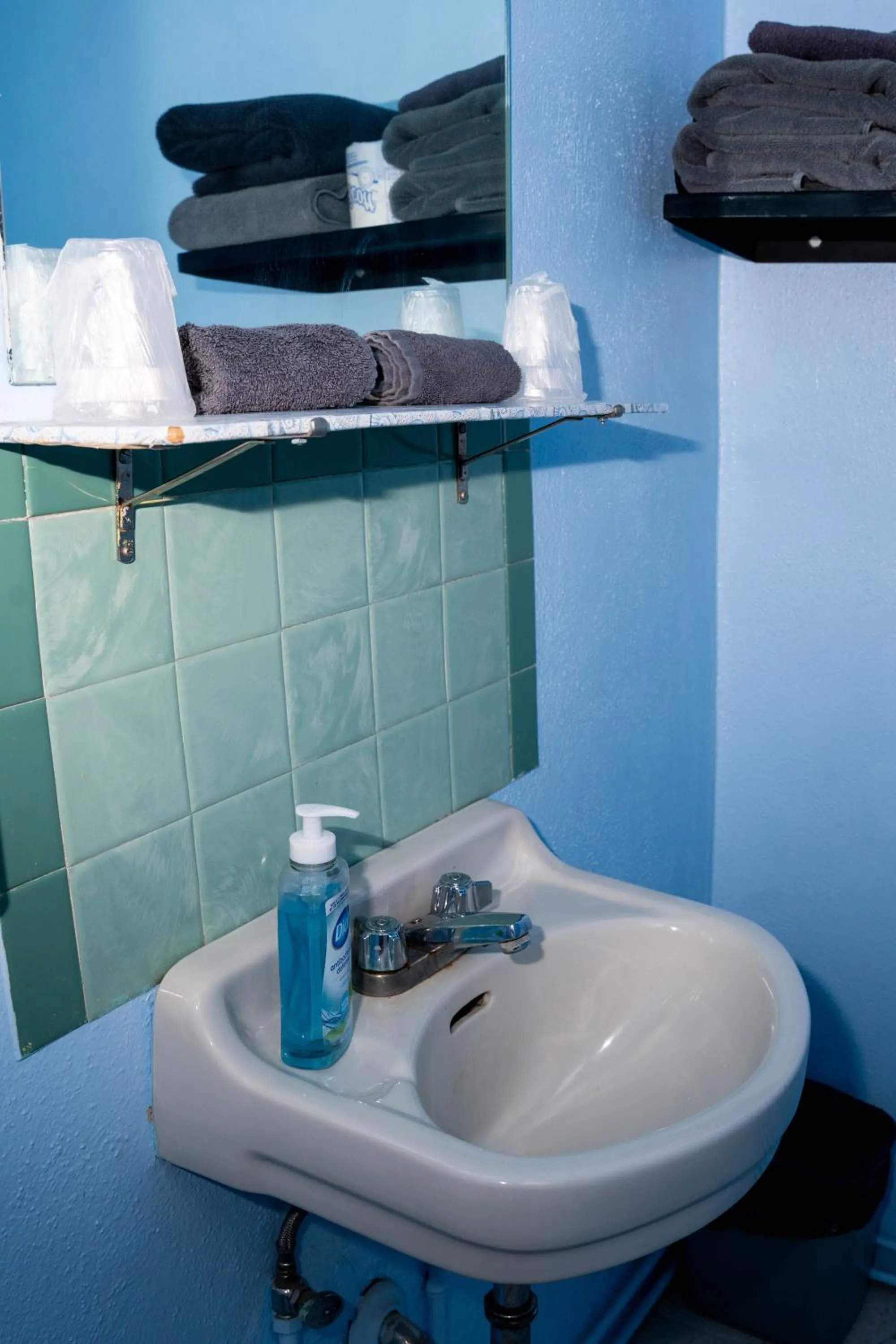 Bathroom in Maverick Motel