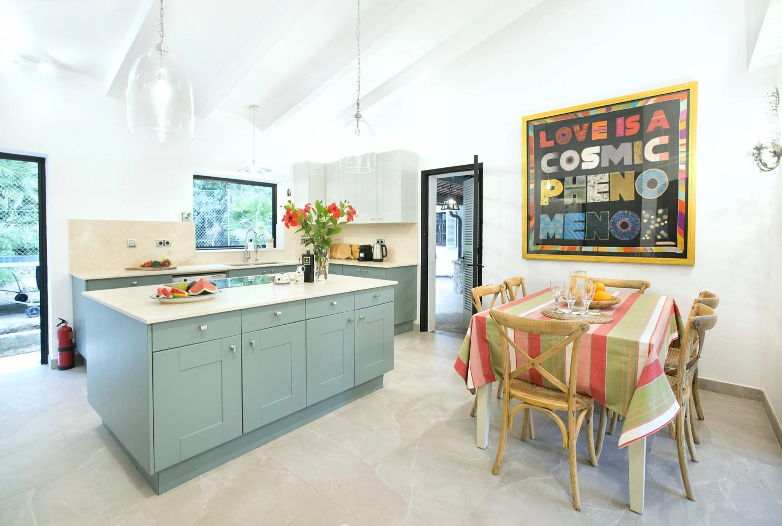 Kitchen or kitchenette in Owl Booking Villa Bella Fonte - Luxury Retreat