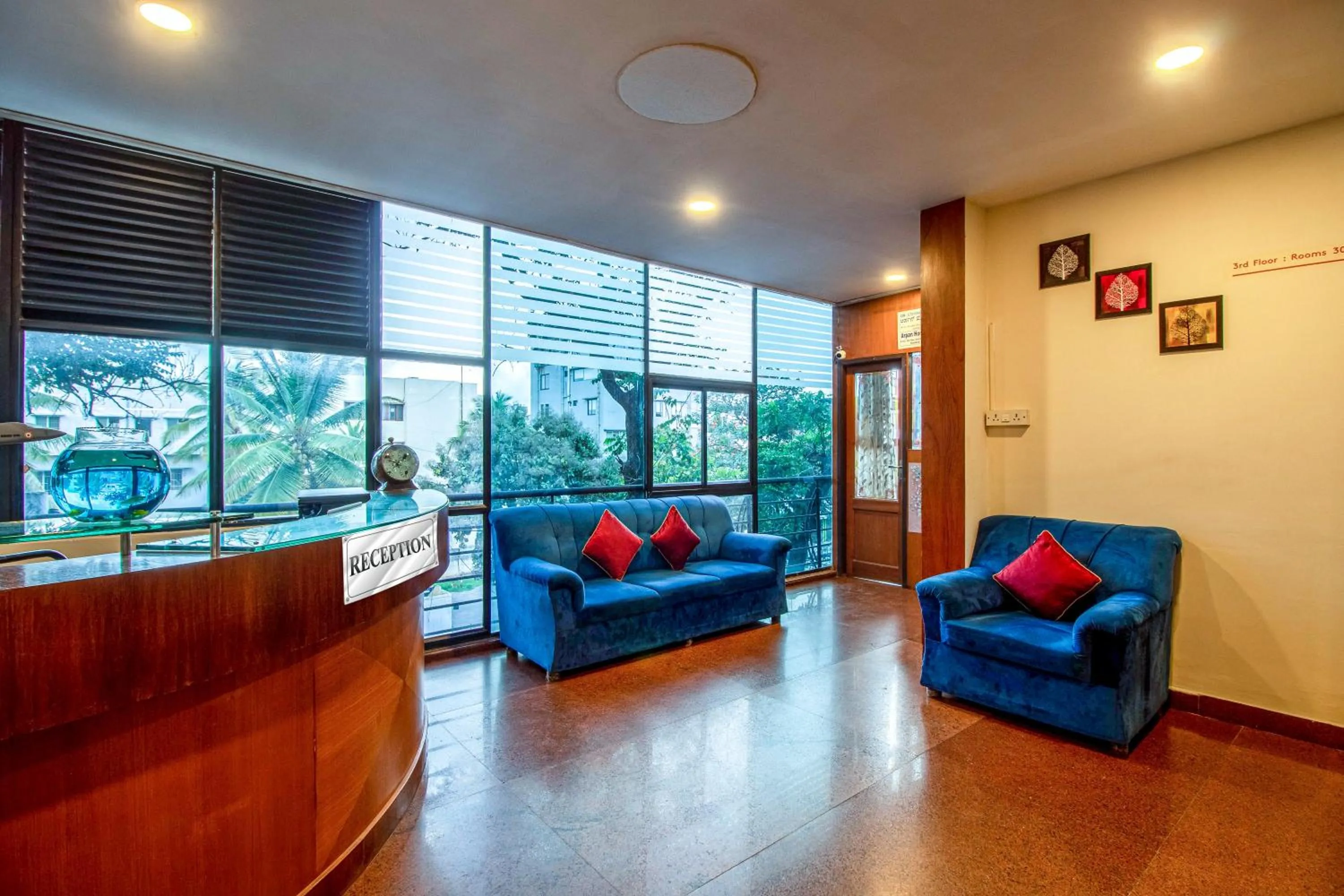 Lobby or reception in Hotel Royal Classio, Bangalore