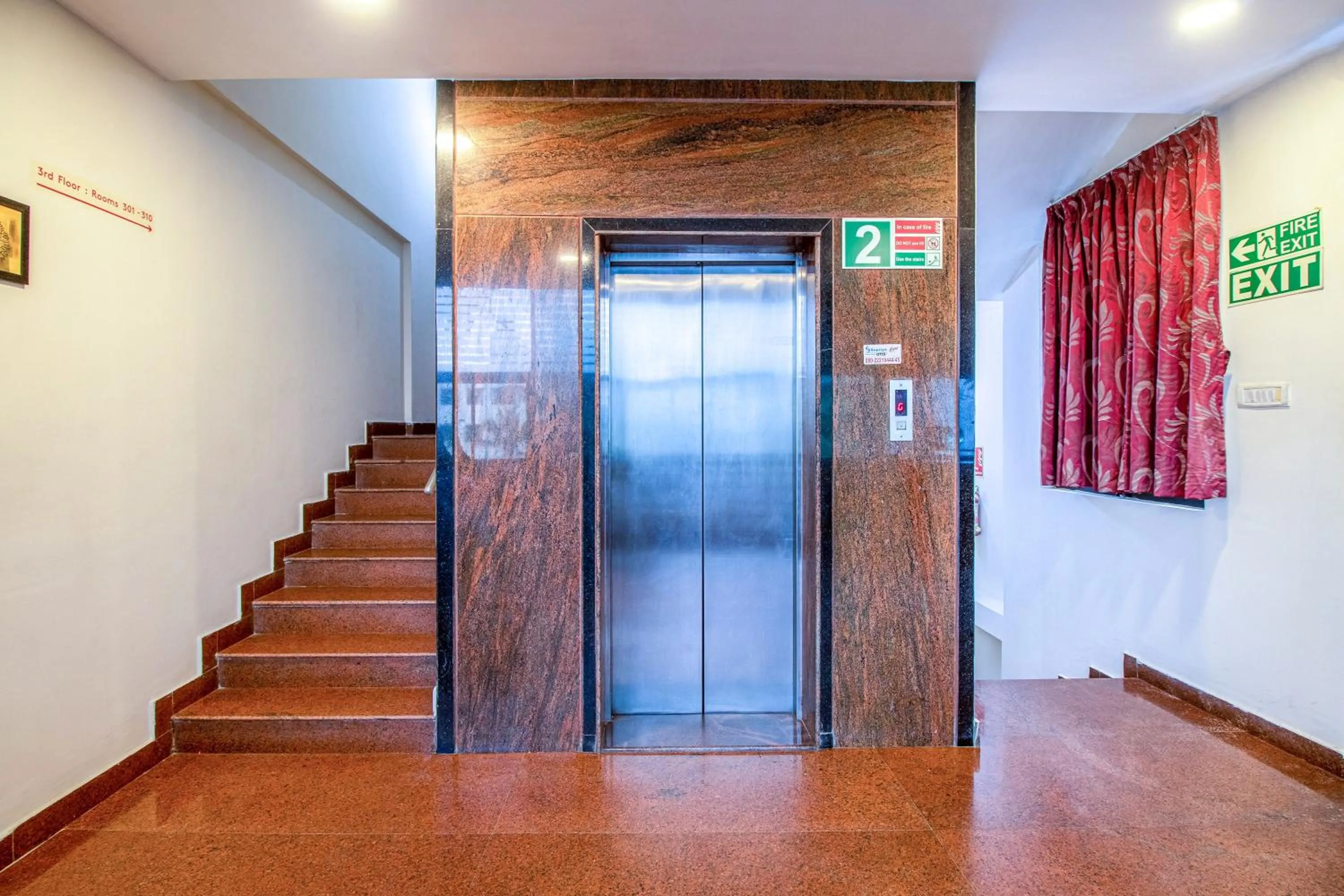elevator in Hotel Royal Classio, Bangalore