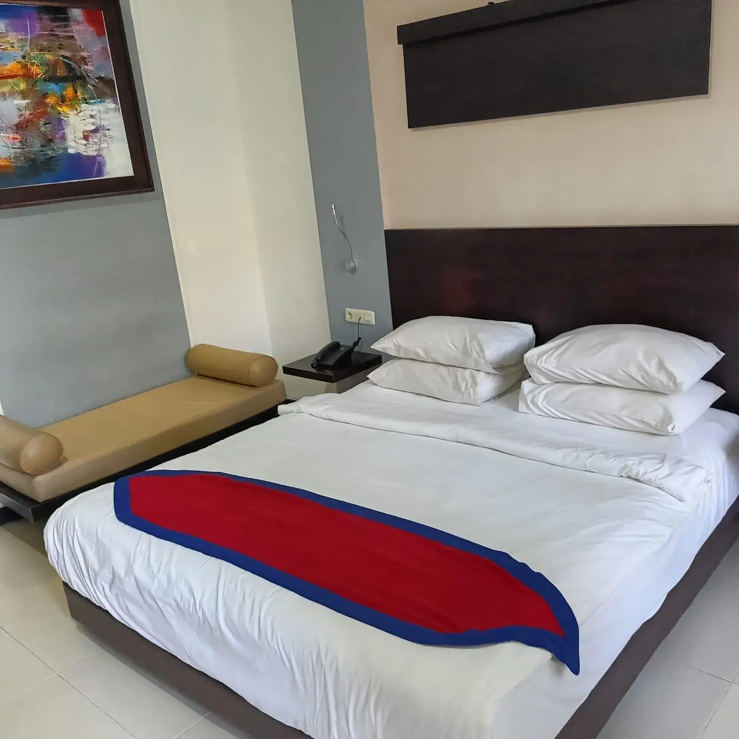 Bed in Ozz Hotel Kuta Bali