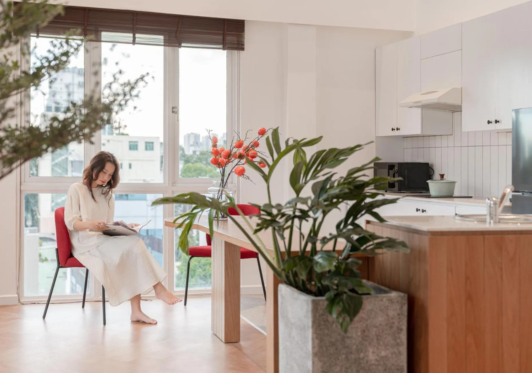 Kitchen or kitchenette in M Village Hotel Hai Bà Trưng