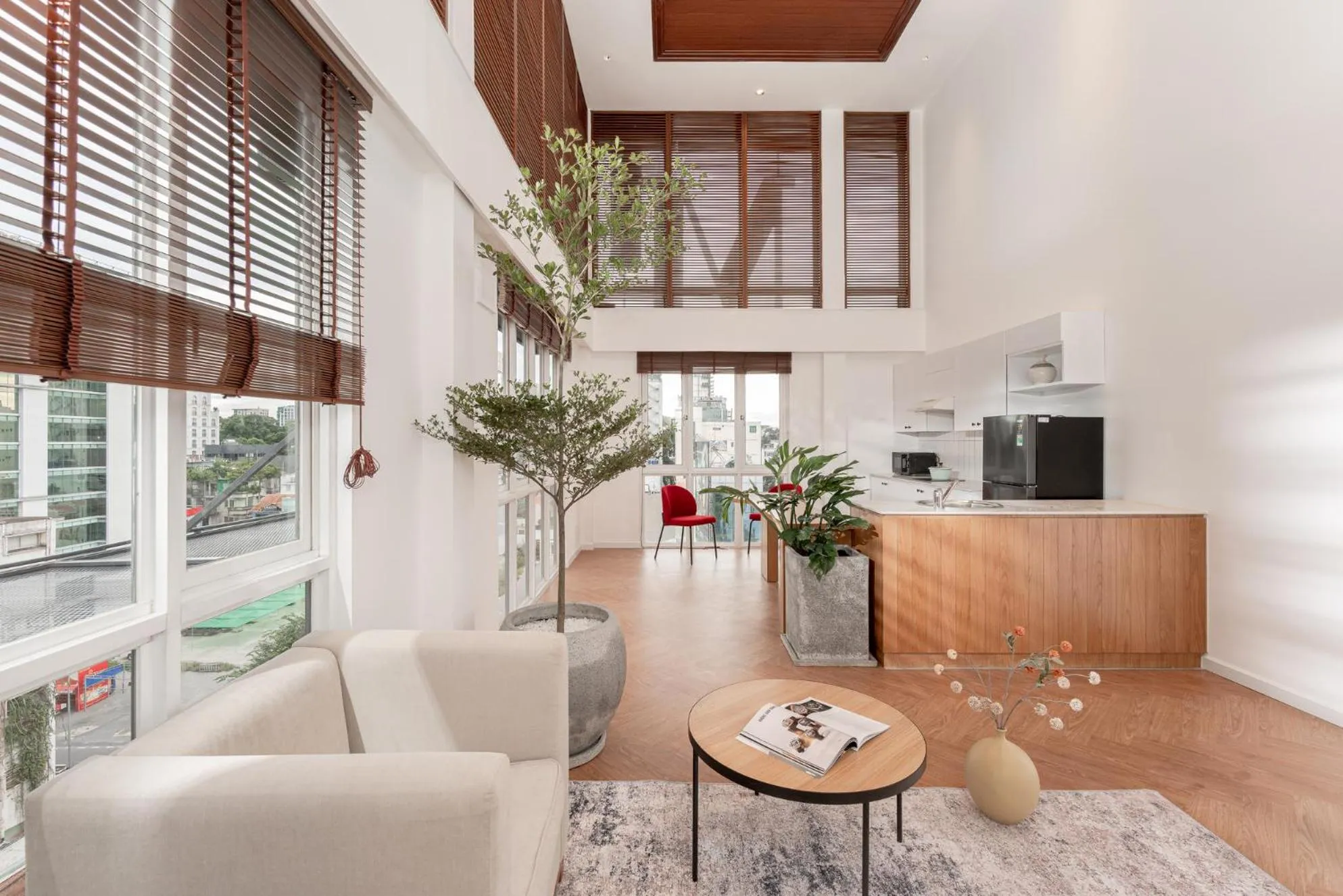 Kitchen or kitchenette in M Village Hotel Hai Bà Trưng