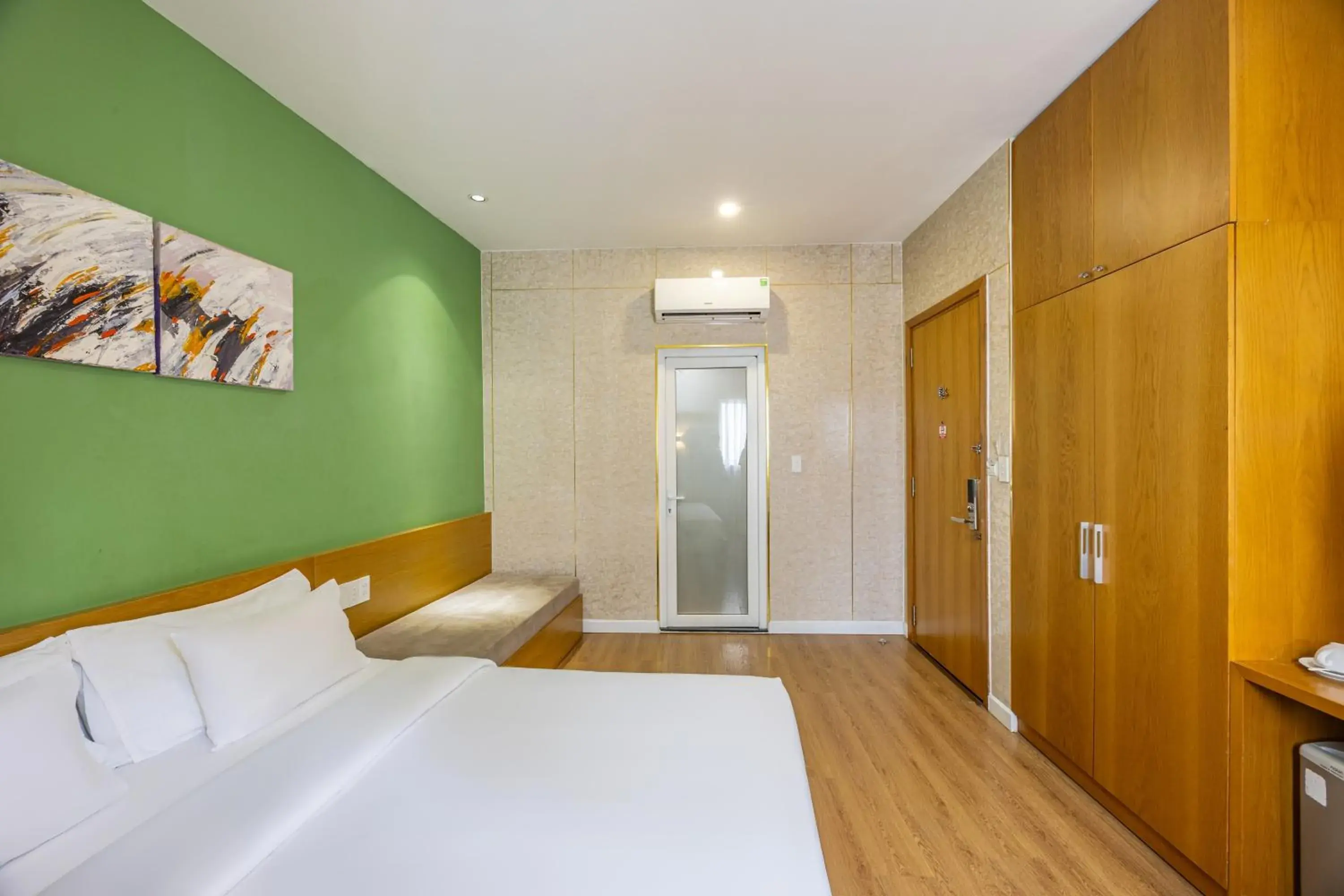 Bed in A25 Hotel - 142 Bùi Thị Xuân Bed in A25 Hotel - 142 Bùi Thị Xuân