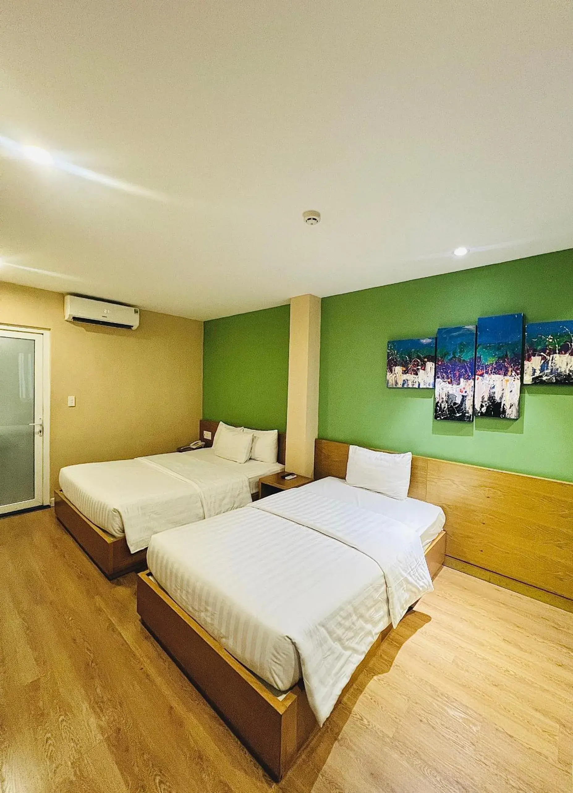 Bed in A25 Hotel - 142 Bùi Thị Xuân Bed in A25 Hotel - 142 Bùi Thị Xuân