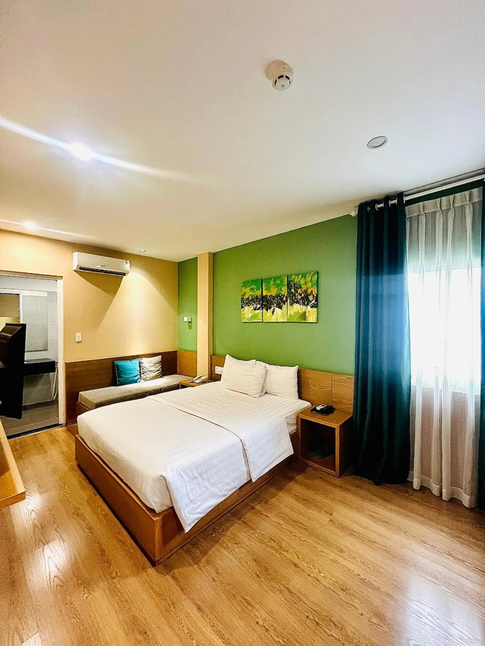 Bed in A25 Hotel - 142 Bùi Thị Xuân Bed in A25 Hotel - 142 Bùi Thị Xuân