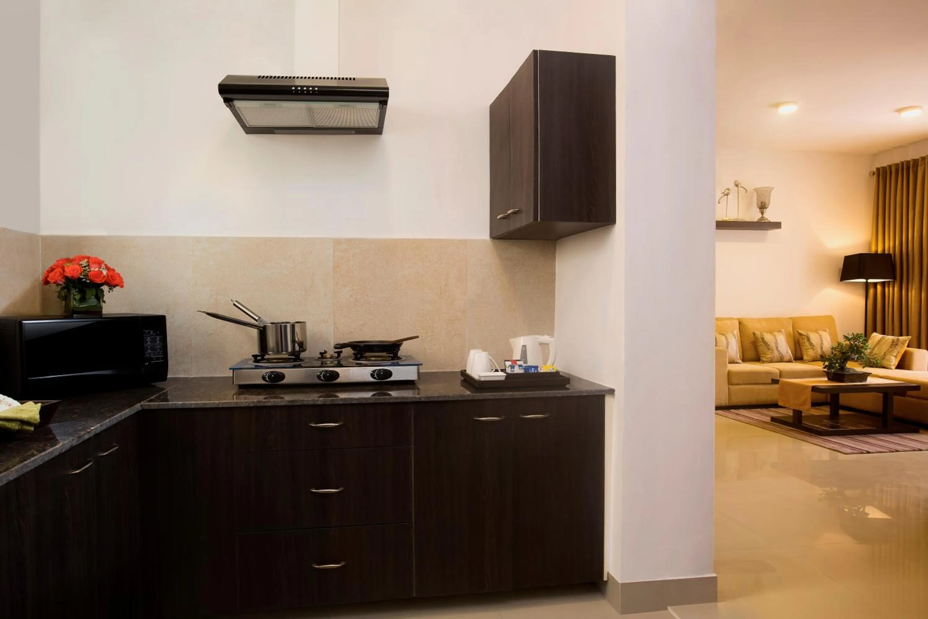 Kitchen or kitchenette in Golden Tulip Bhiwadi