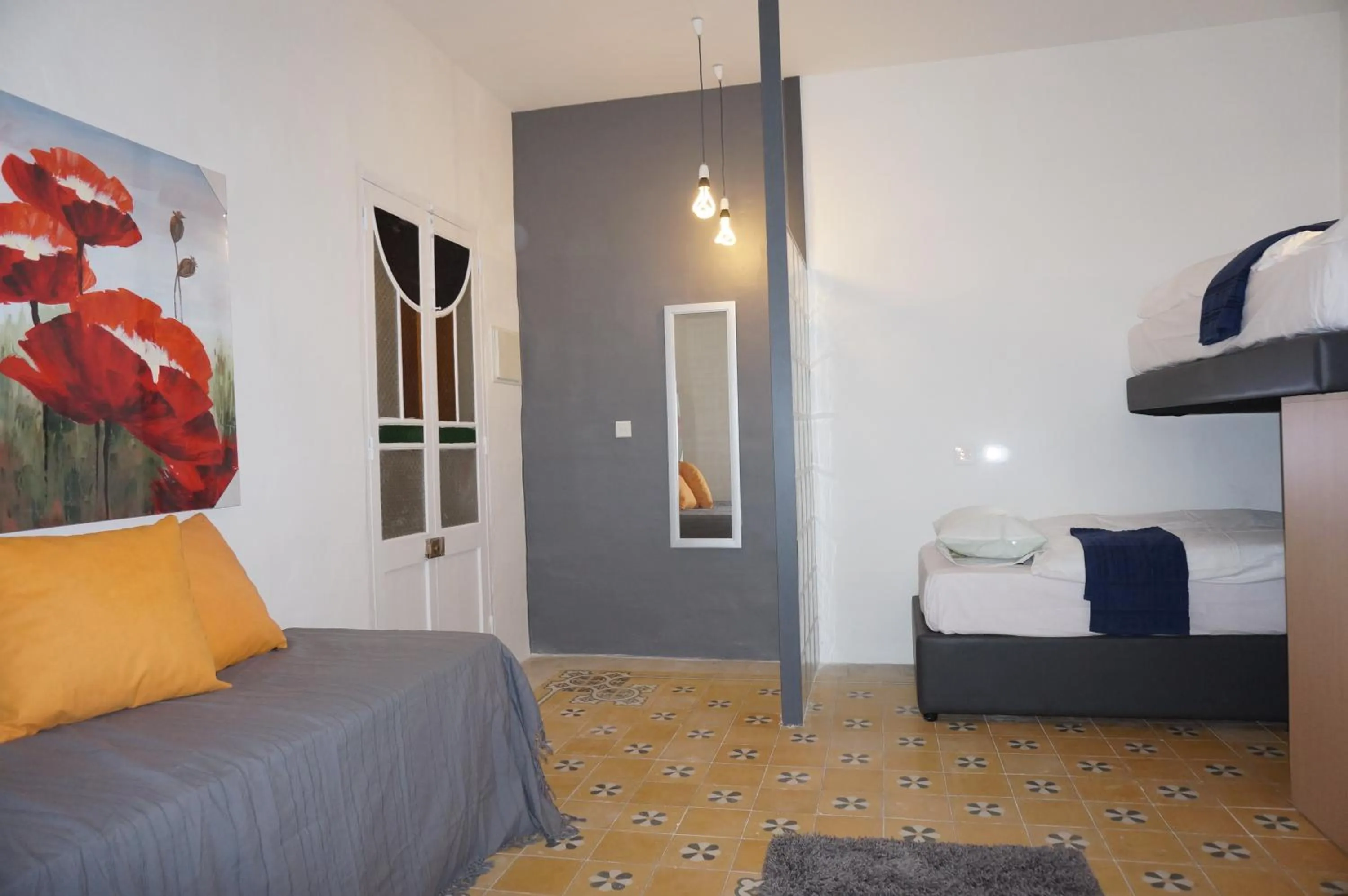 Bunk Bed in Male Dormitory Room  in People & Places