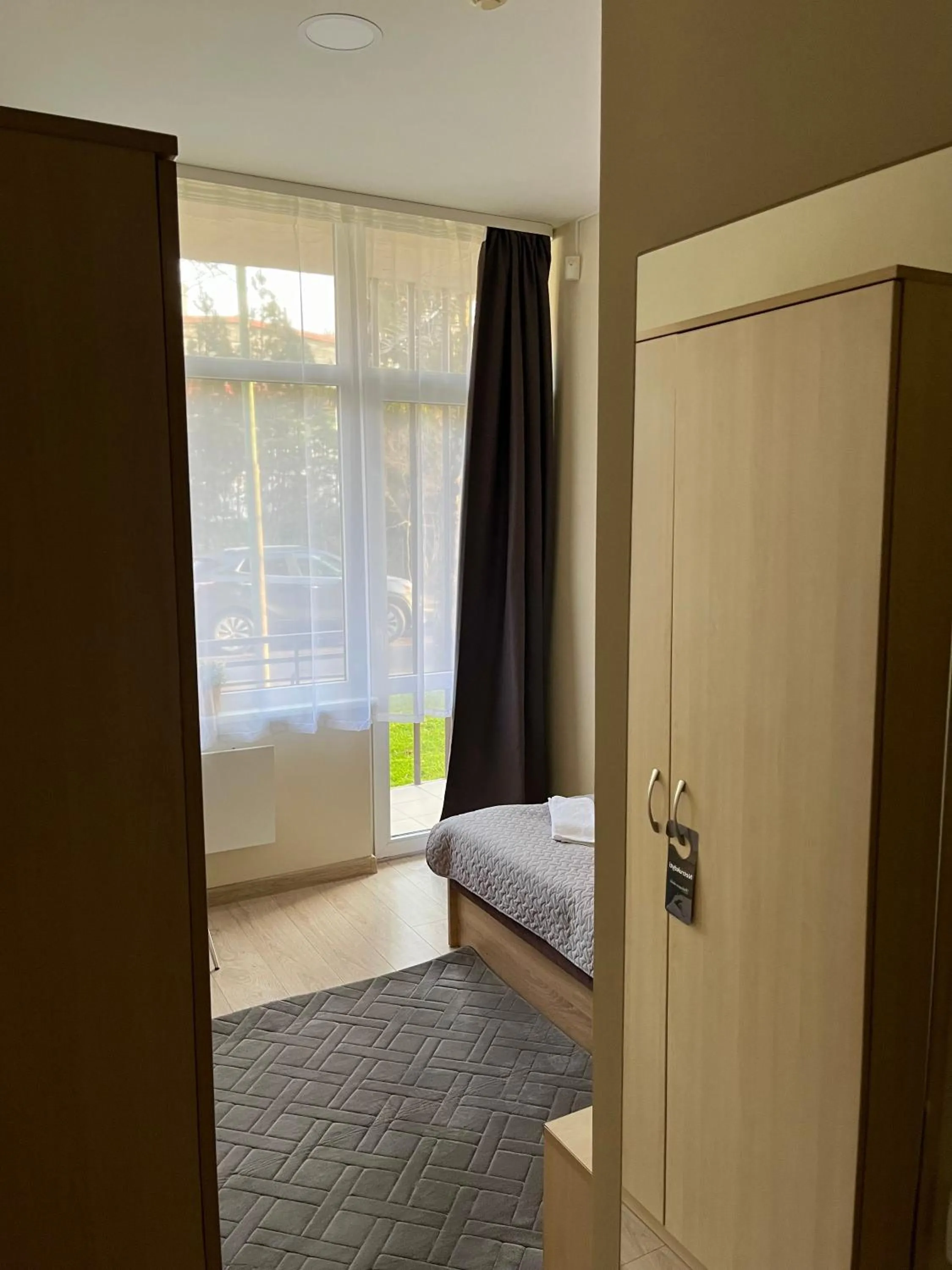 Bed in Palangos Dailė Self Check-in