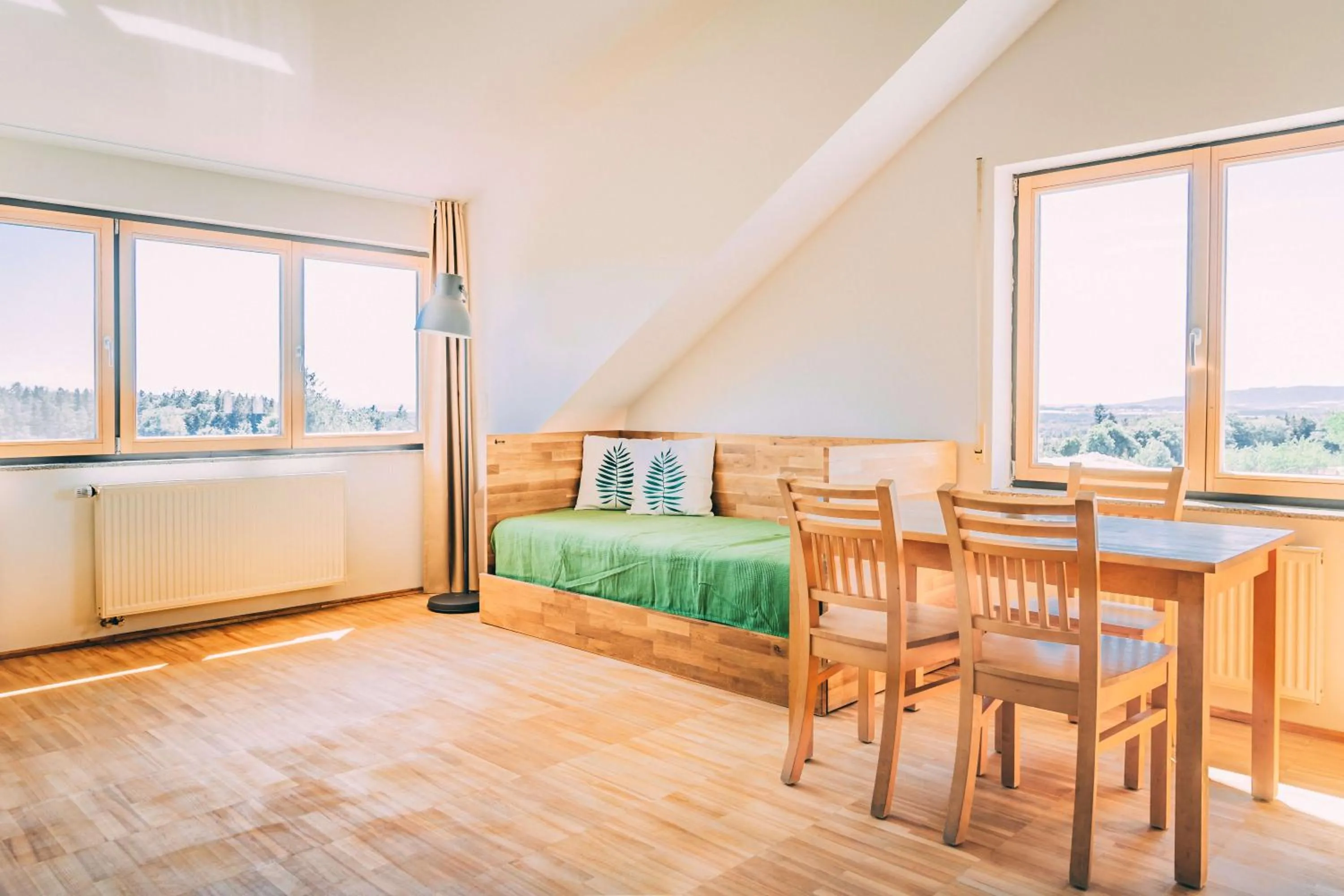 Living room, Bed in Gut Hügle Erlebnishof