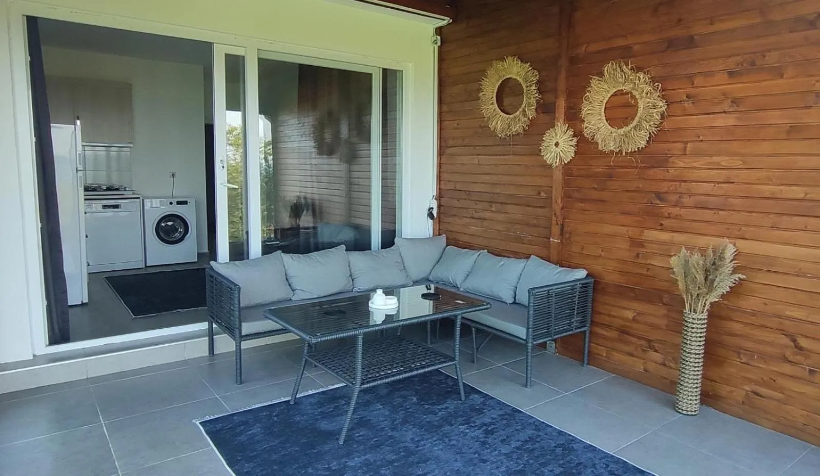 Balcony/Terrace in Eva tatil evleri