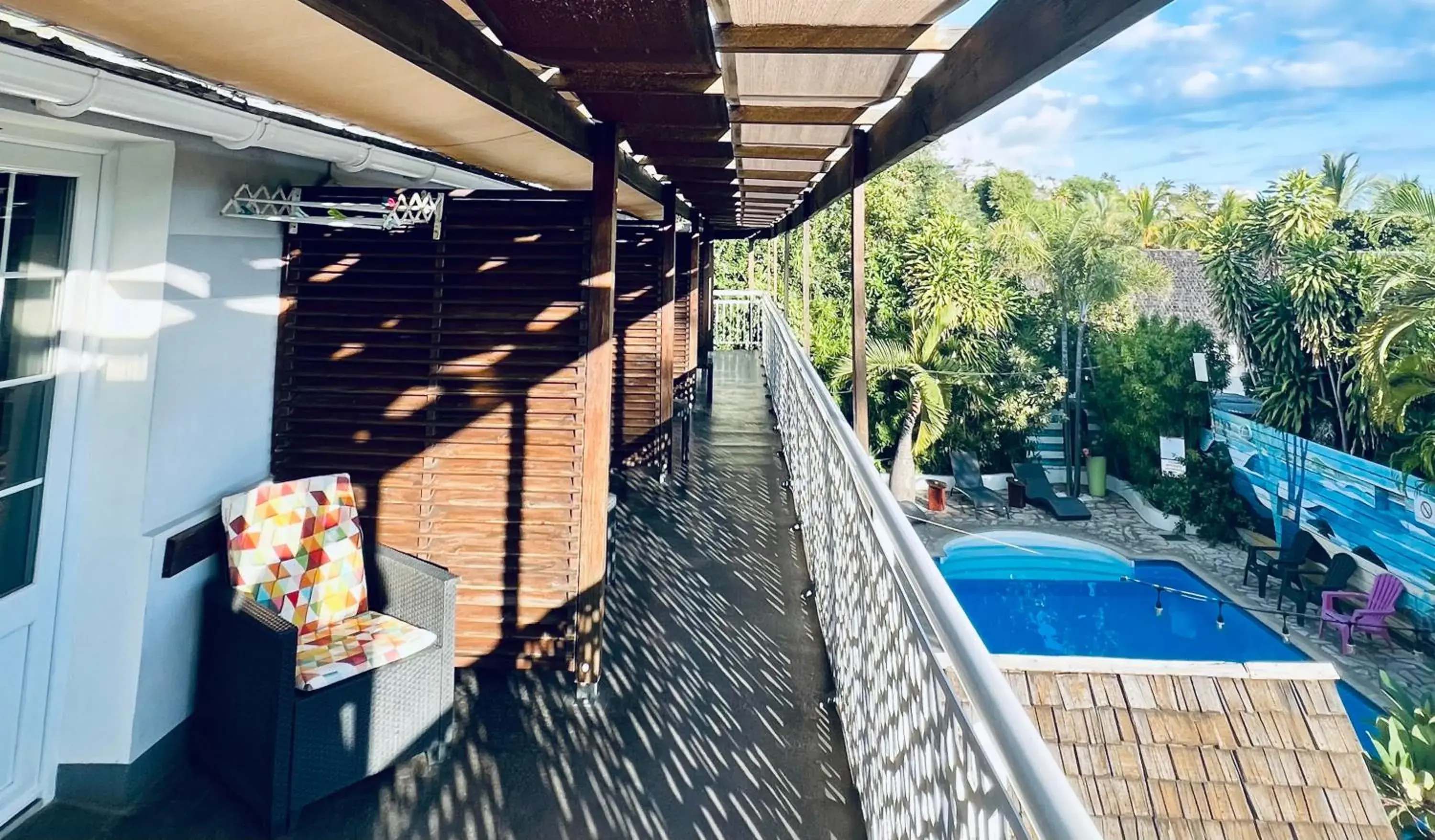 Double Room with Pool View in Hôtel Ylang-Ylang Double Room with Pool View in Hôtel Ylang-Ylang